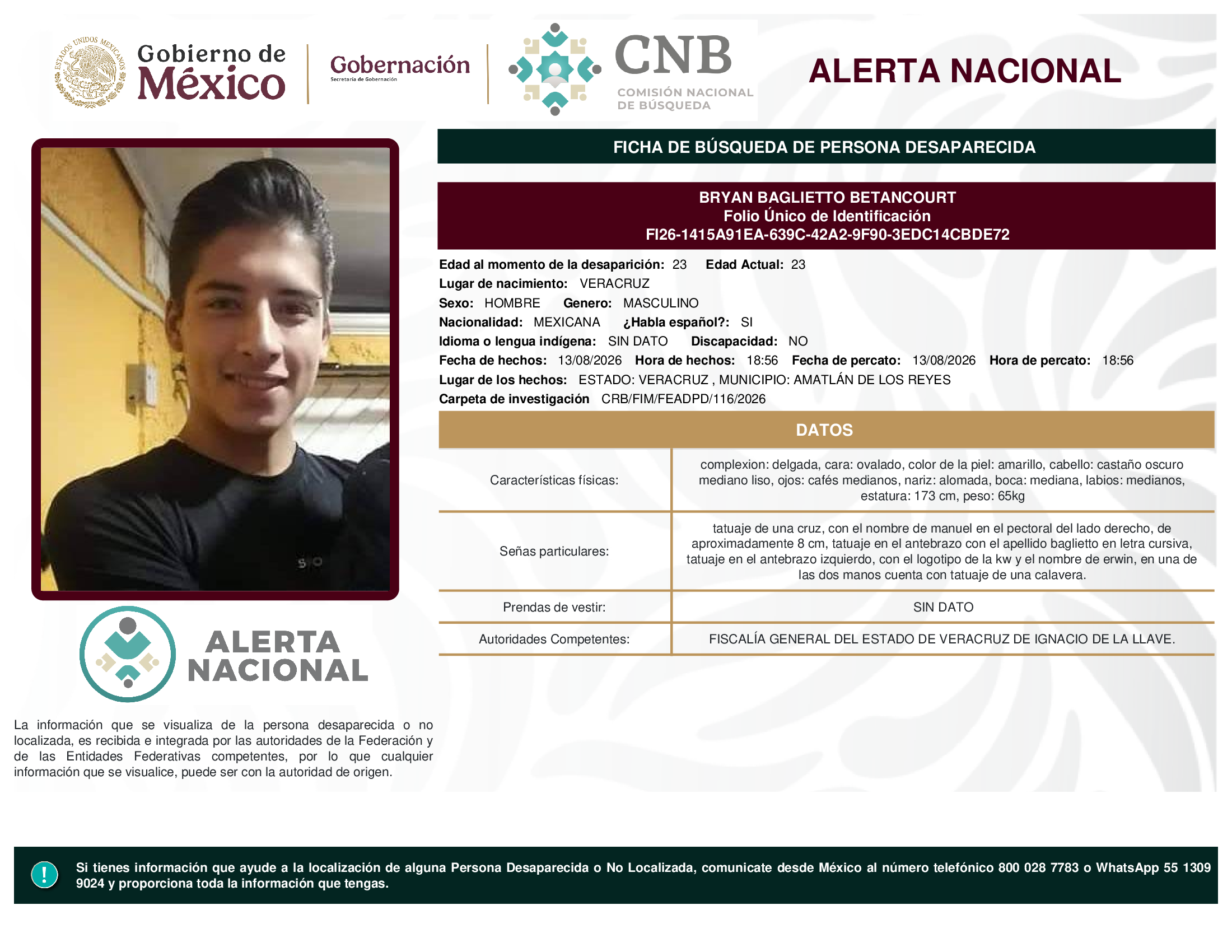 BRYAN BAGLIETTO BETANCOURT