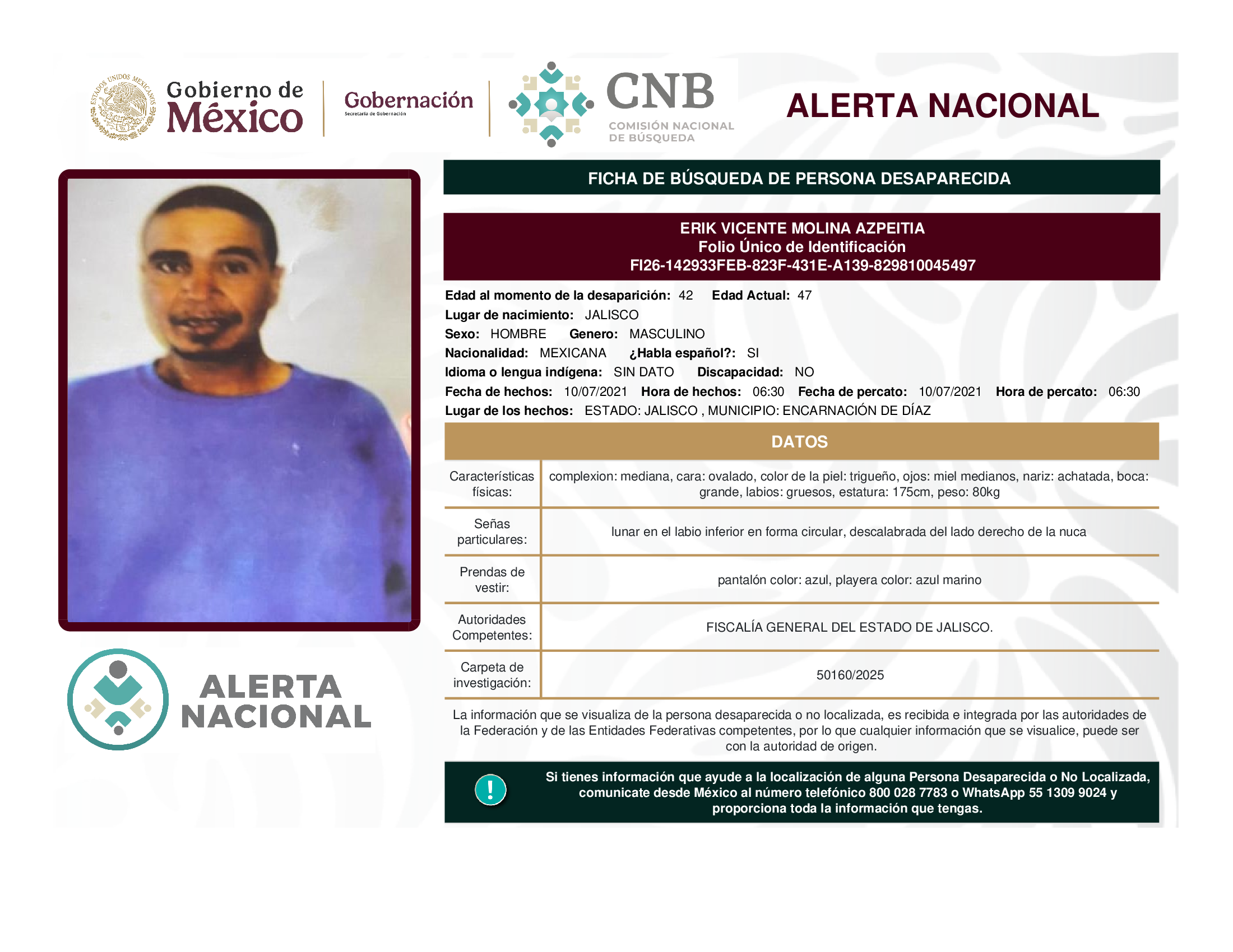 ERIK VICENTE MOLINA AZPEITIA