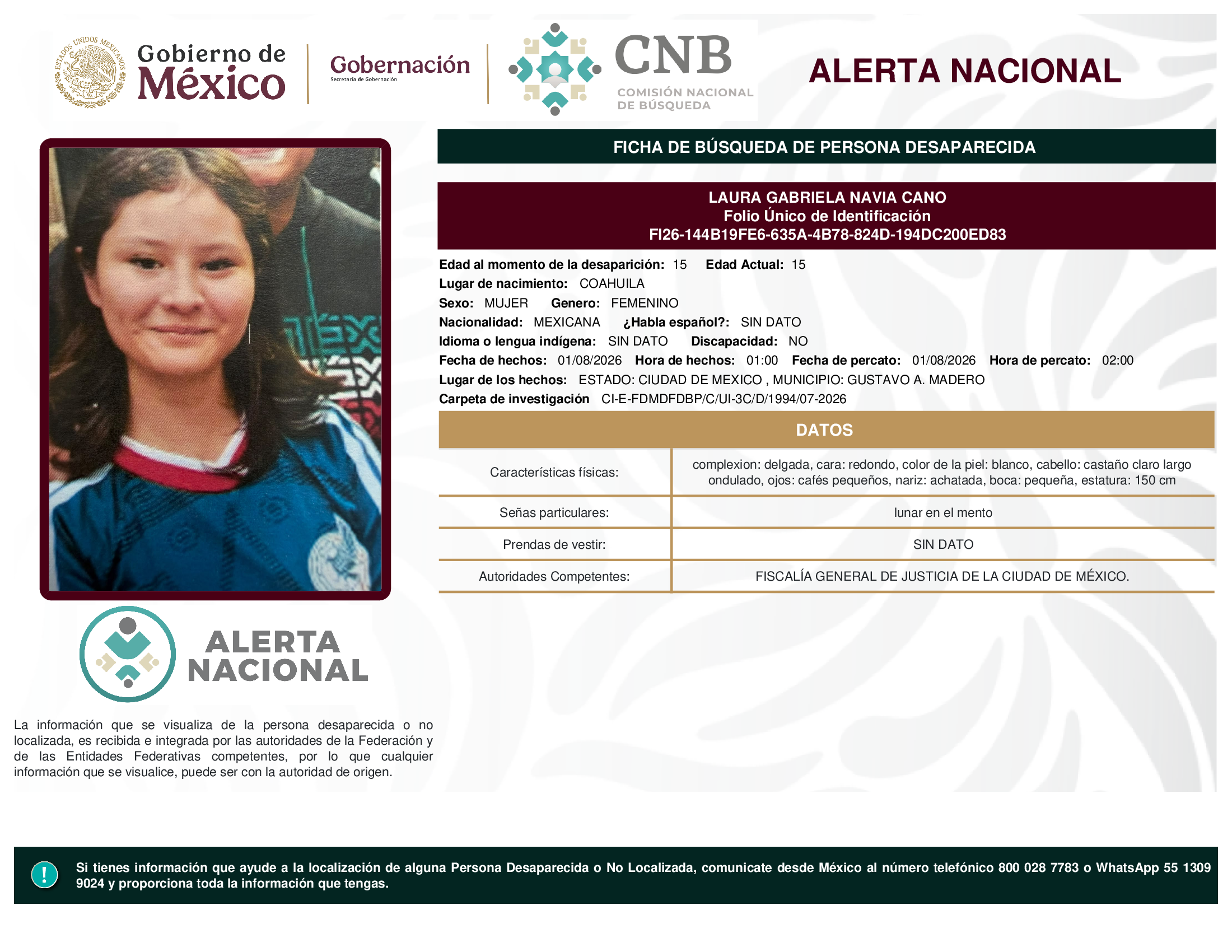 LAURA GABRIELA NAVIA CANO