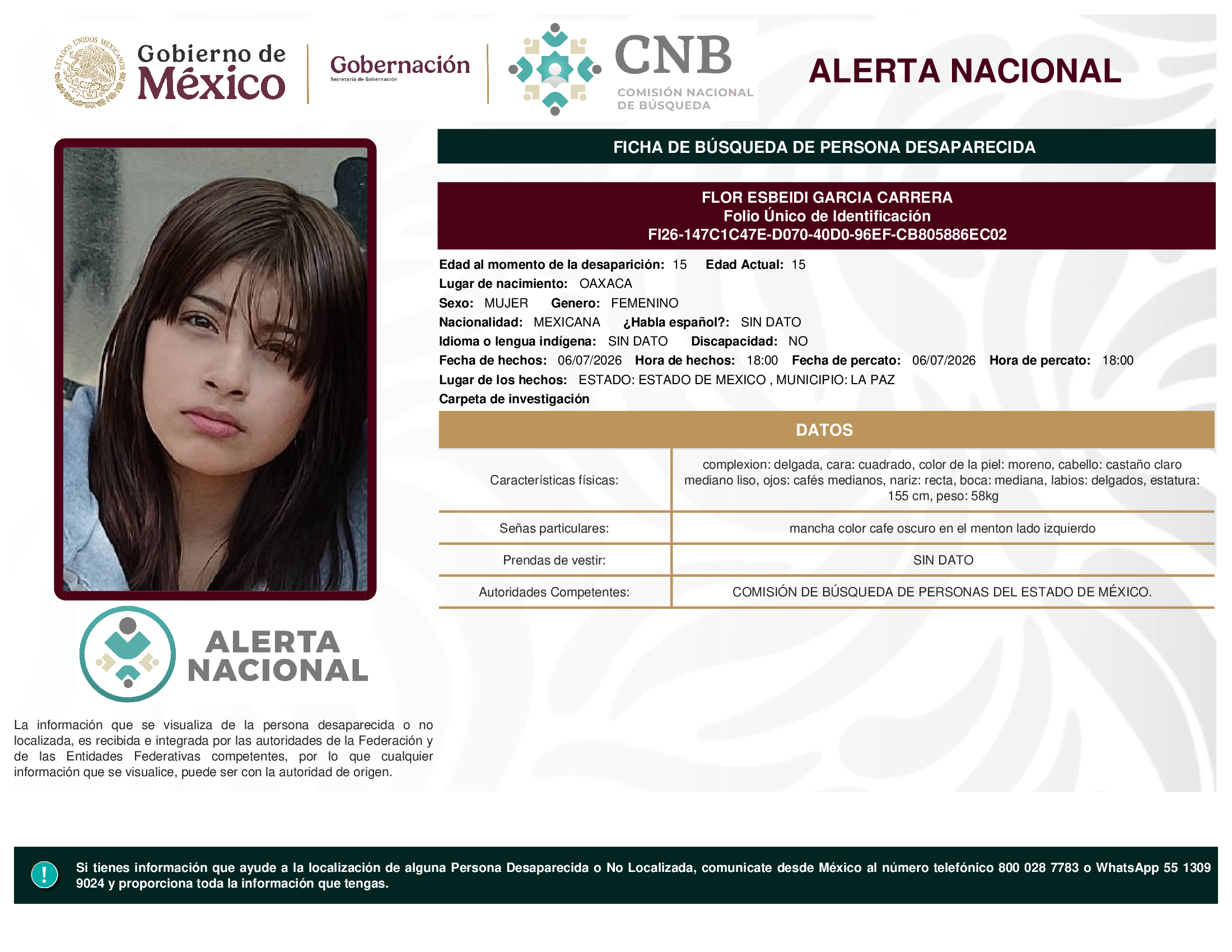 FLOR ESBEIDI GARCIA CARRERA