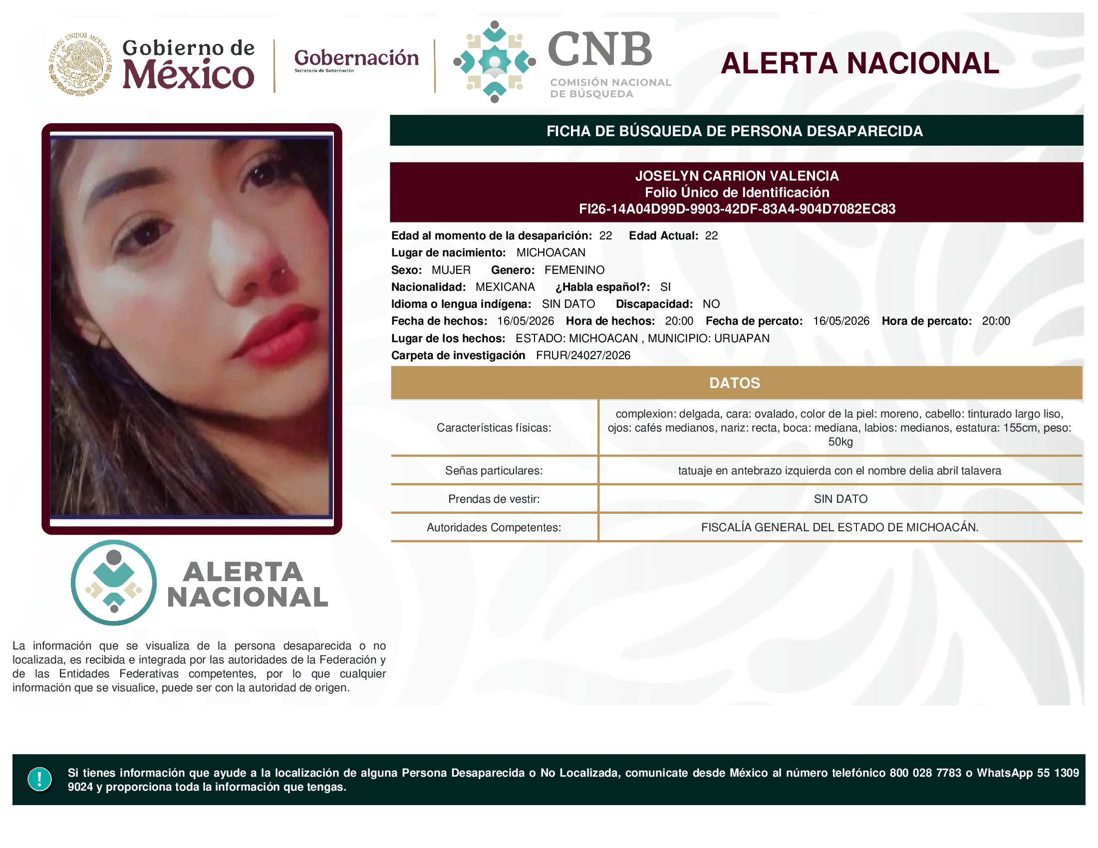 JOSELYN CARRION VALENCIA