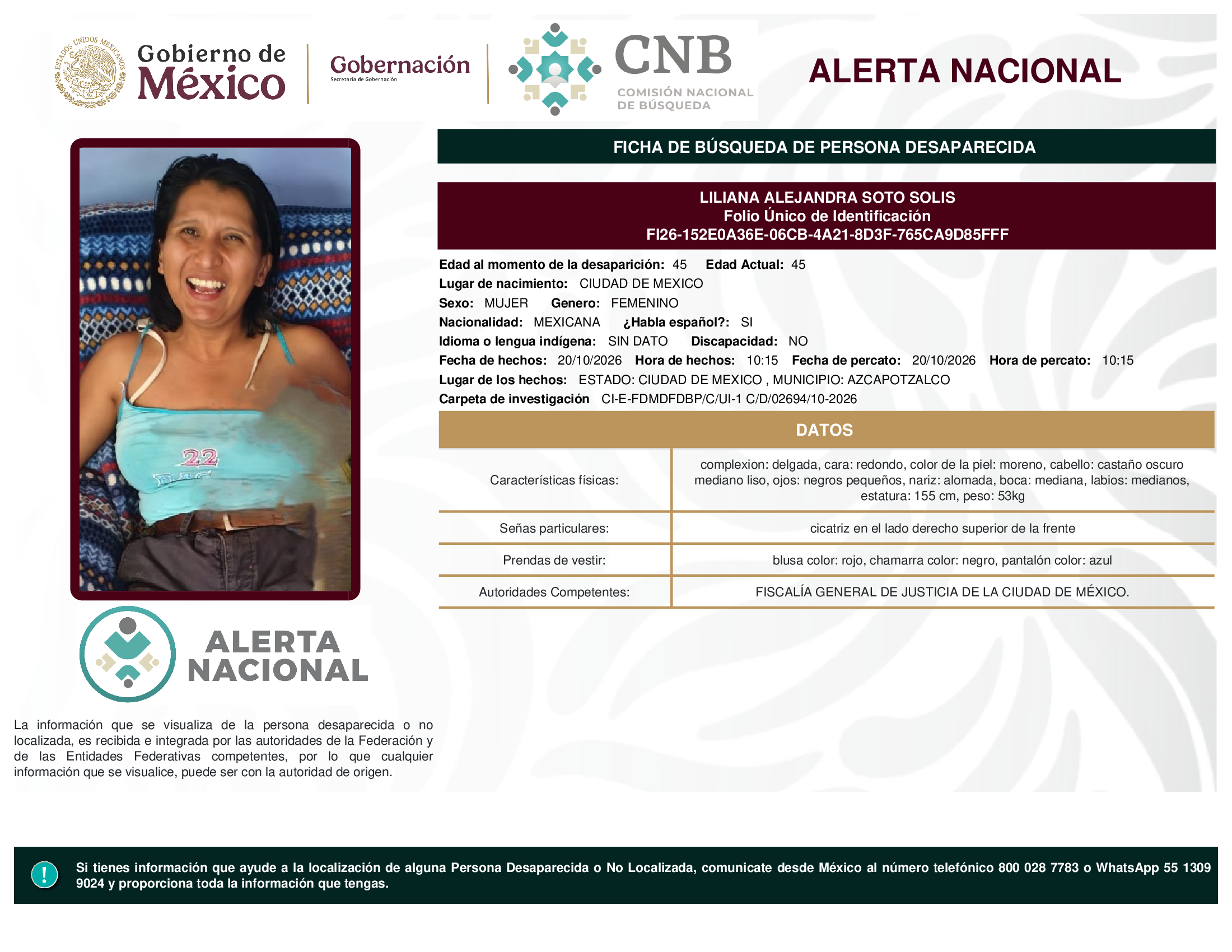 LILIANA ALEJANDRA SOTO SOLIS