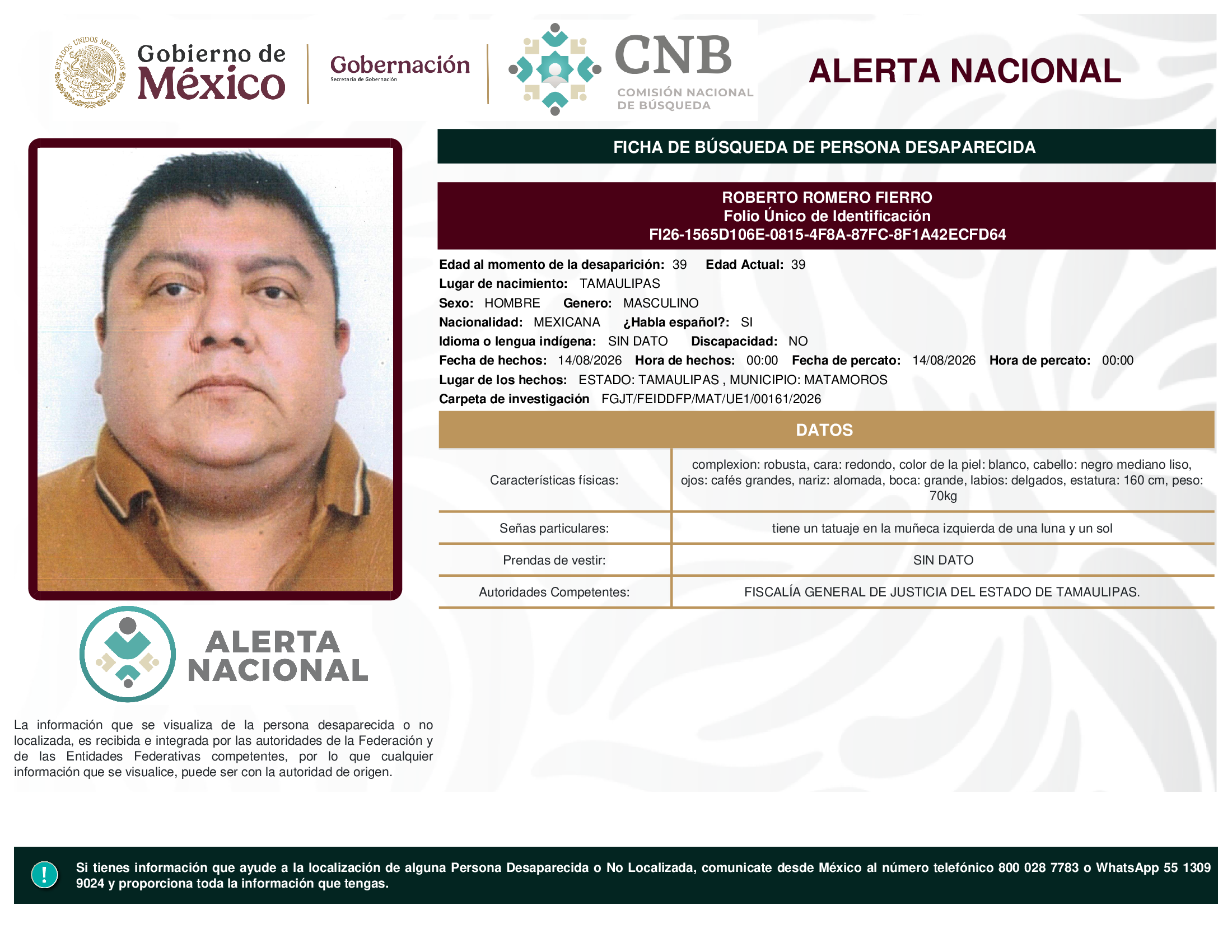 ROBERTO ROMERO FIERRO