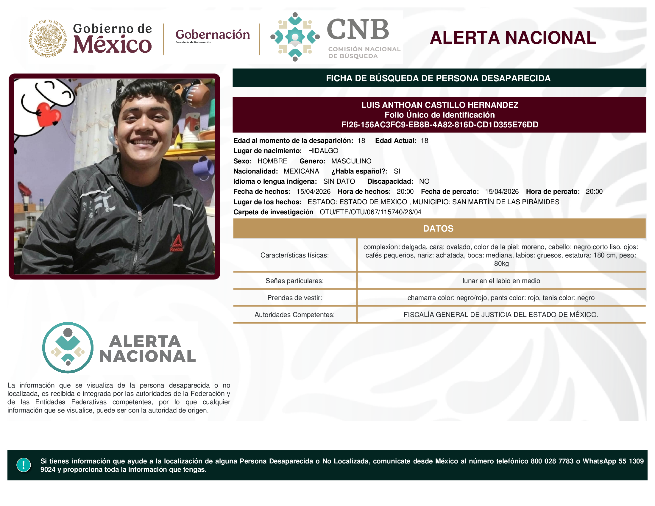 LUIS ANTHOAN CASTILLO HERNANDEZ