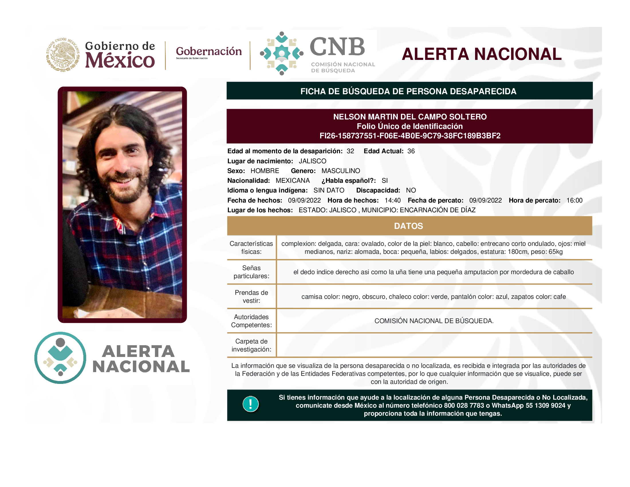 NELSON MARTIN DEL CAMPO SOLTERO
