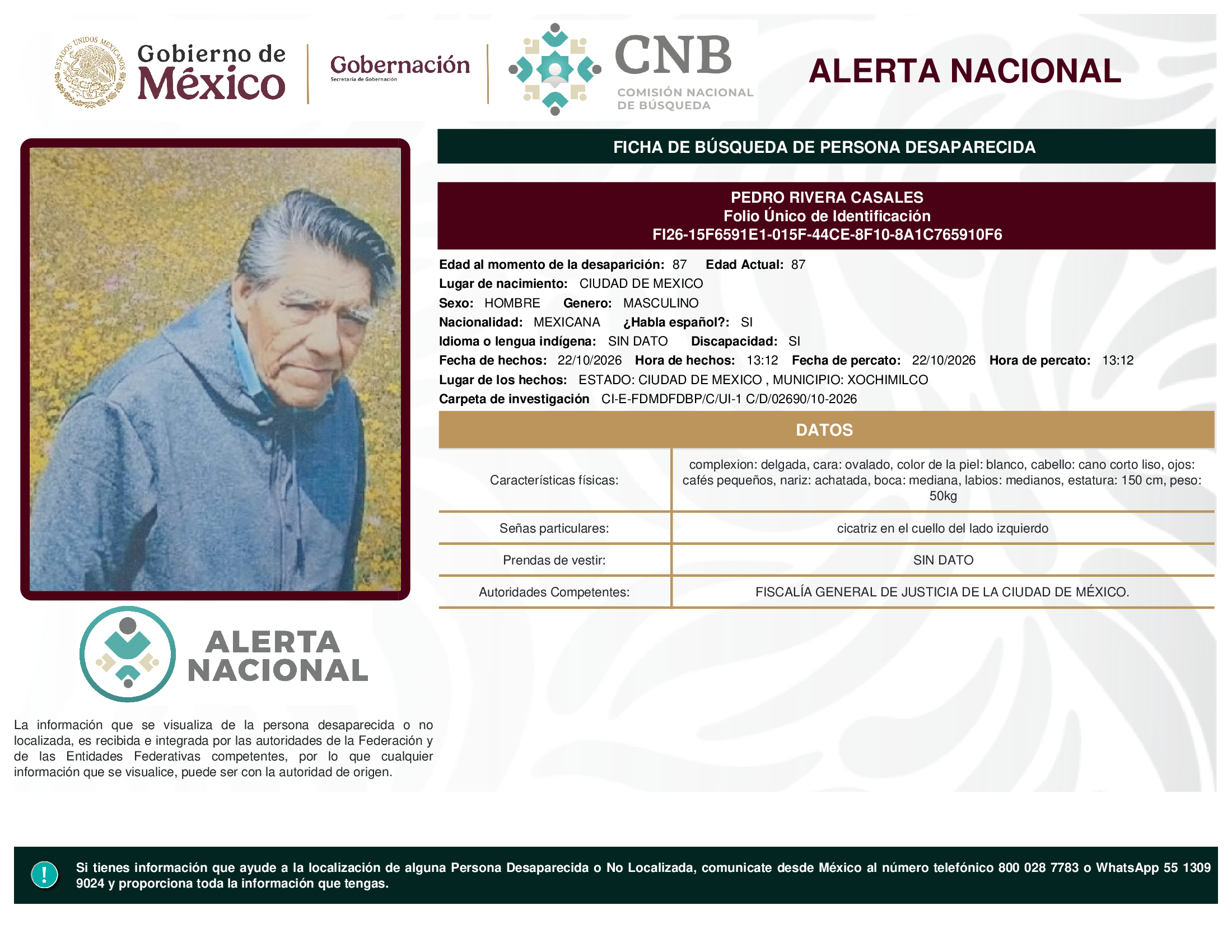 PEDRO RIVERA CASALES