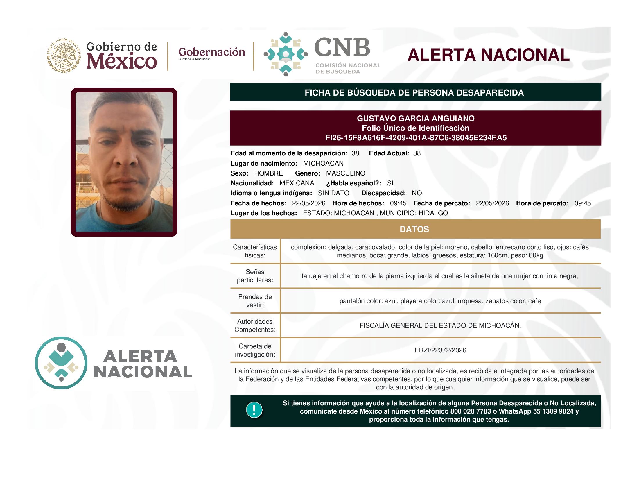 GUSTAVO GARCIA ANGUIANO