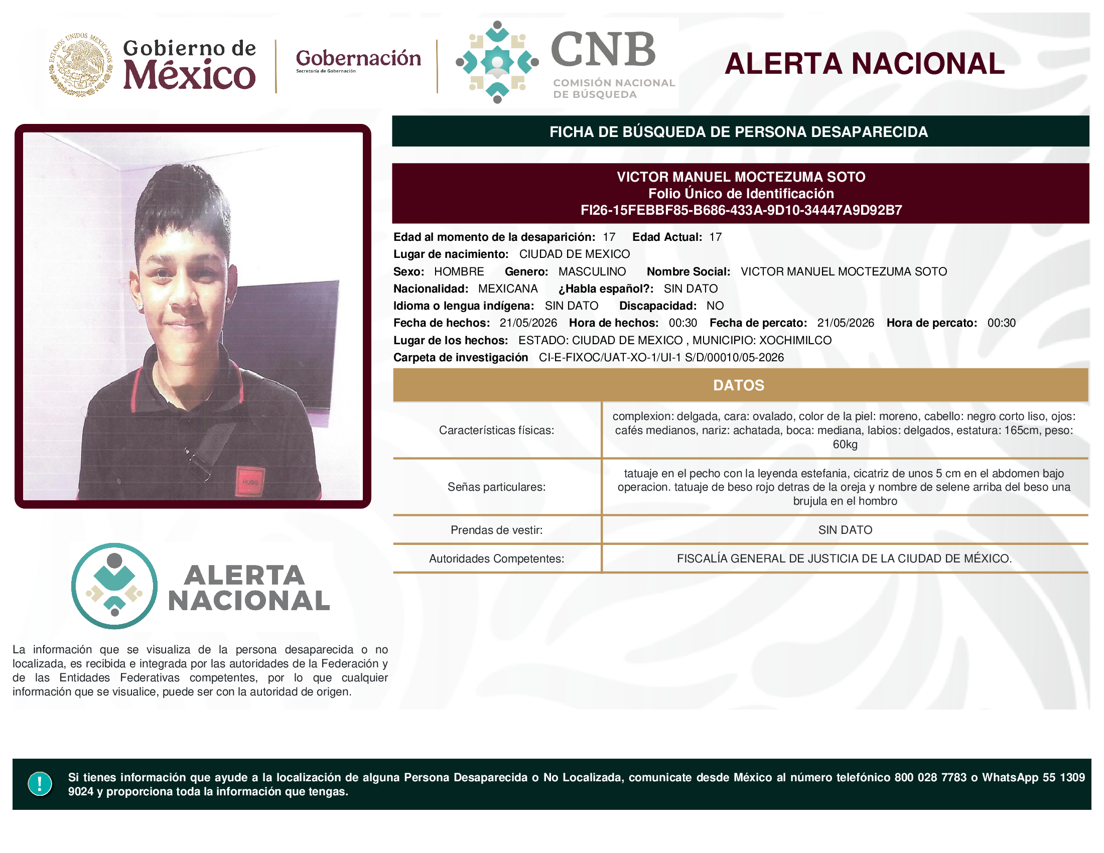 VICTOR MANUEL MOCTEZUMA SOTO