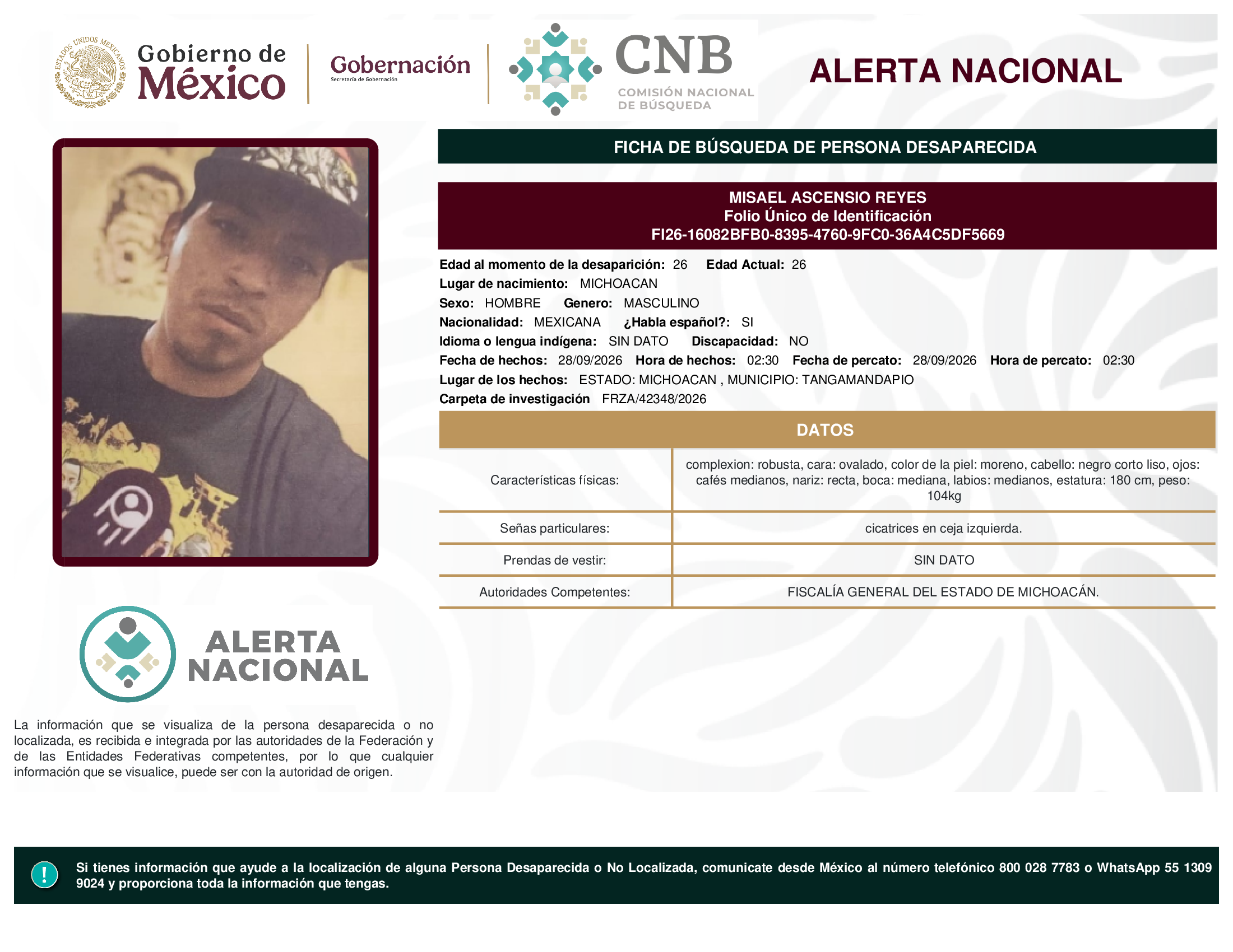 MISAEL ASCENSIO REYES