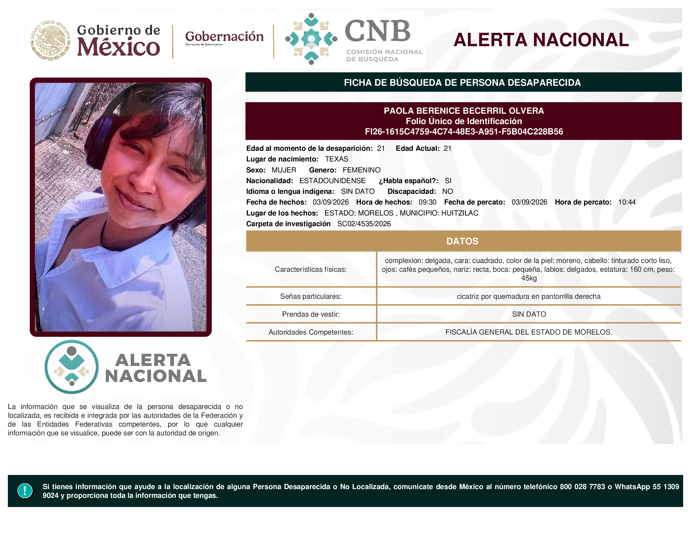 PAOLA BERENICE BECERRIL OLVERA