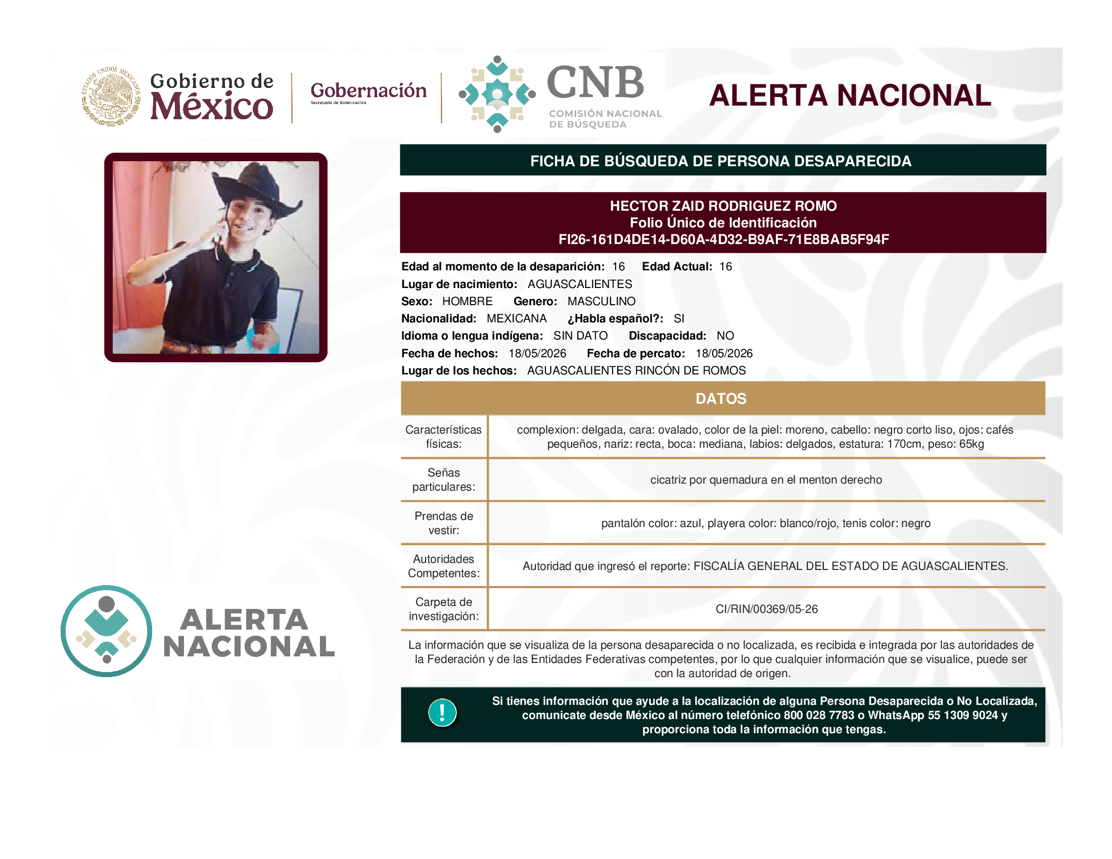 HECTOR ZAID RODRIGUEZ ROMO