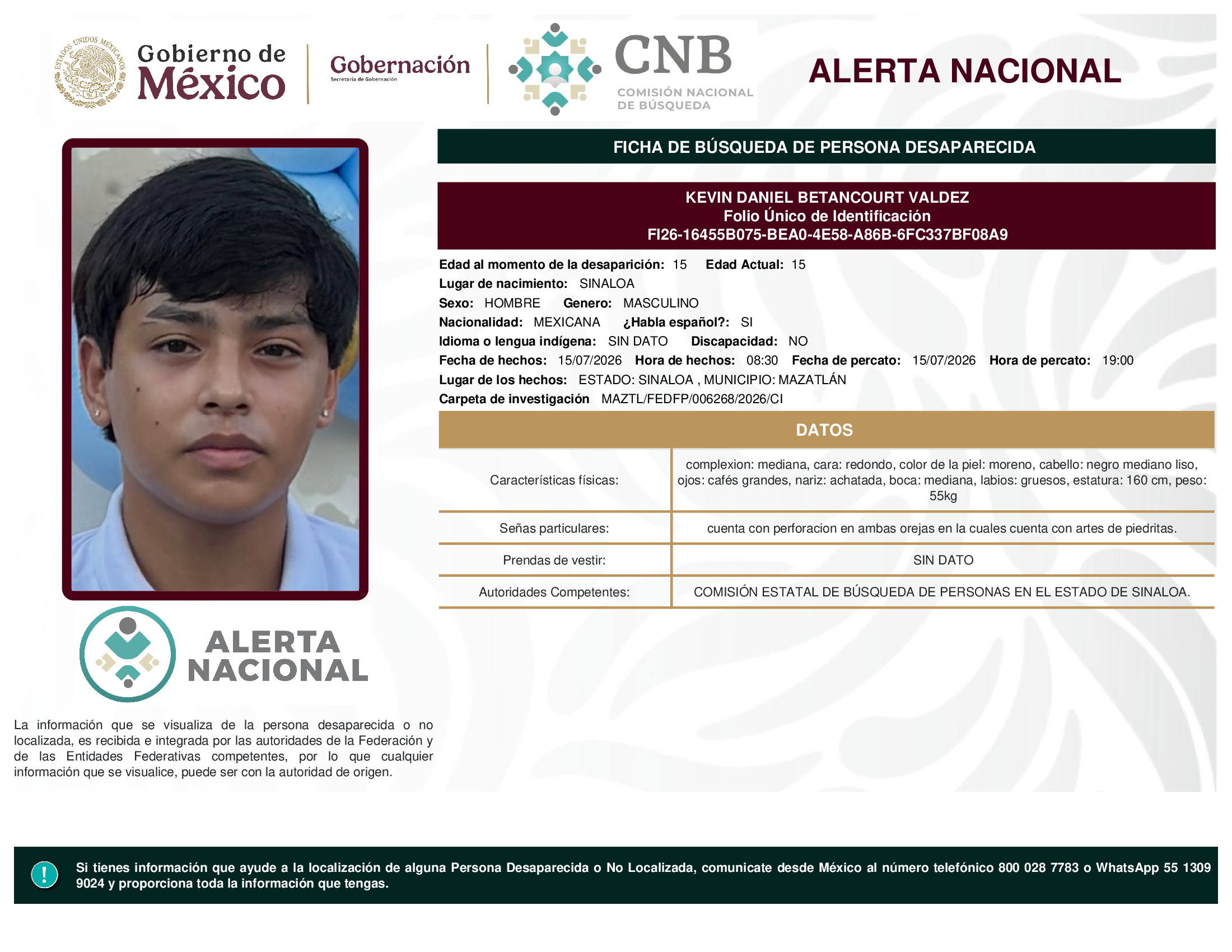 KEVIN DANIEL BETANCOURT VALDEZ
