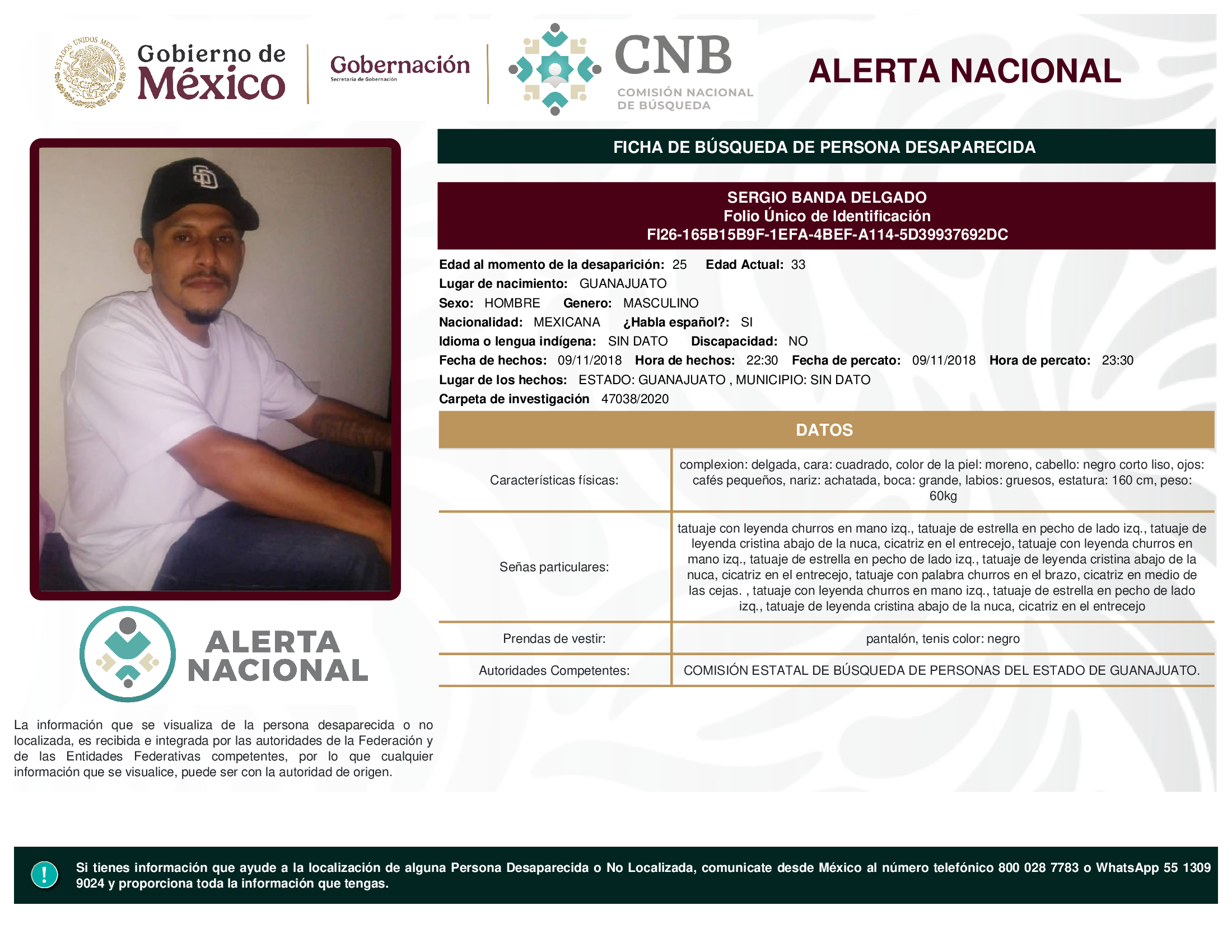 SERGIO BANDA DELGADO