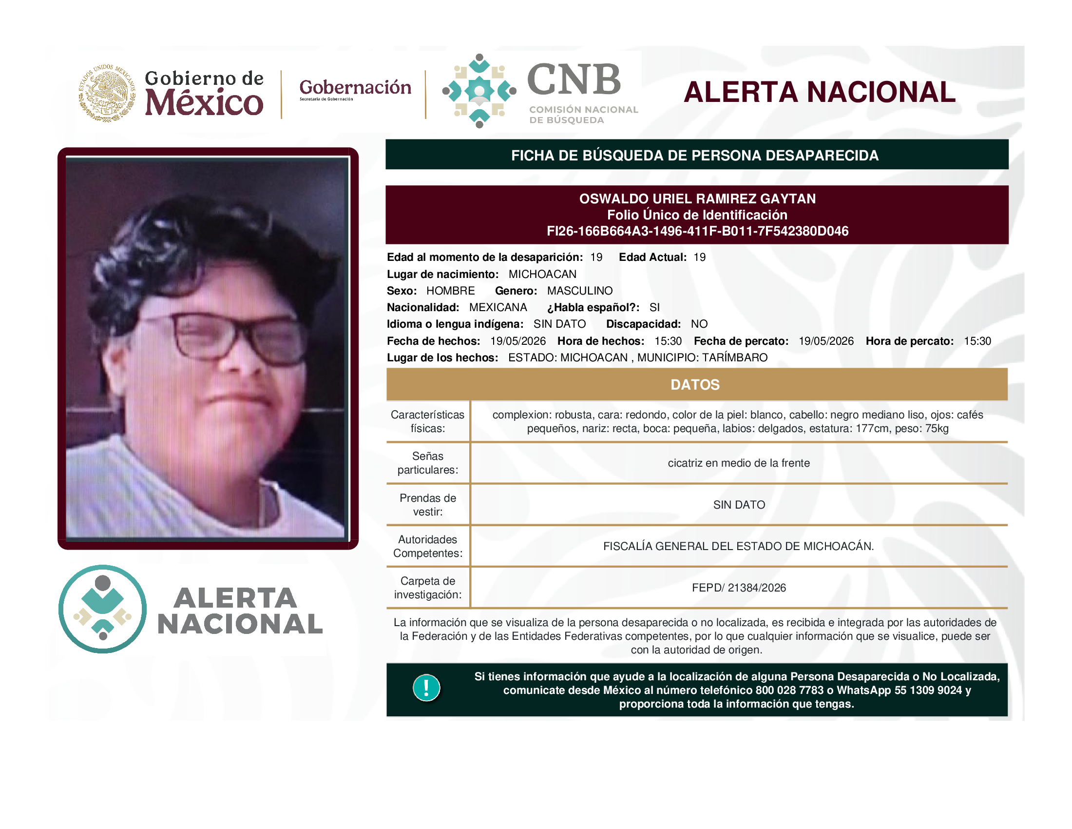 OSWALDO URIEL RAMIREZ GAYTAN