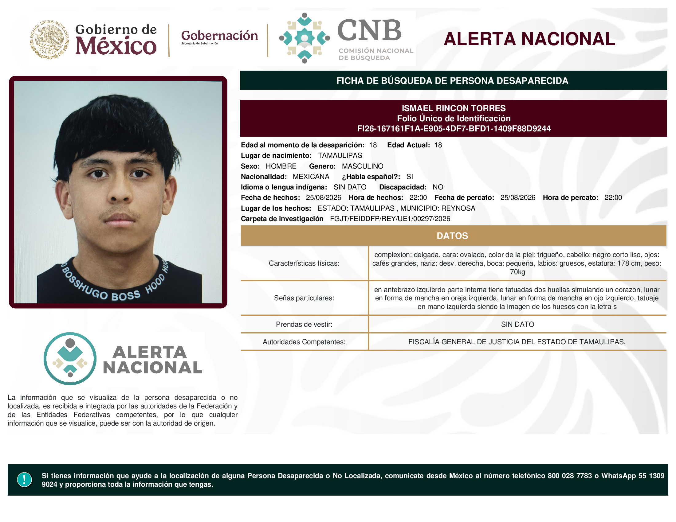 ISMAEL RINCON TORRES