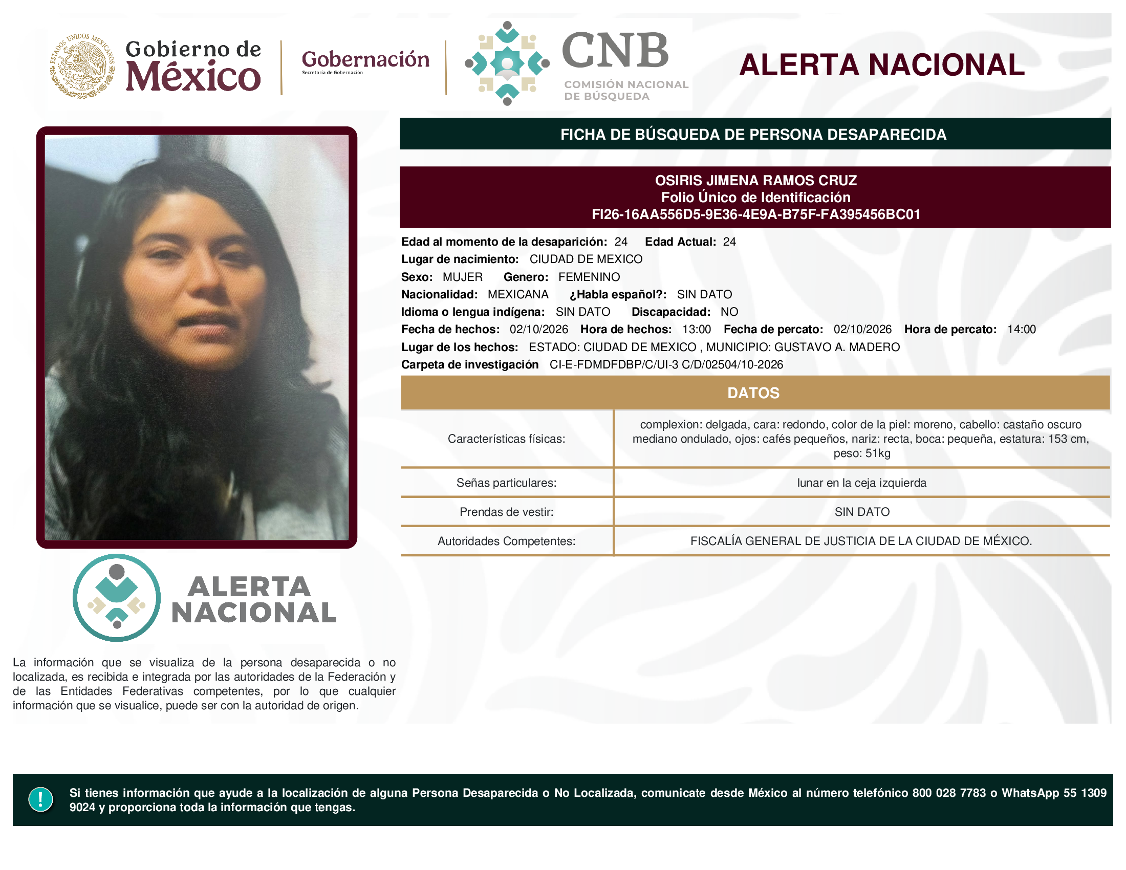 OSIRIS JIMENA RAMOS CRUZ