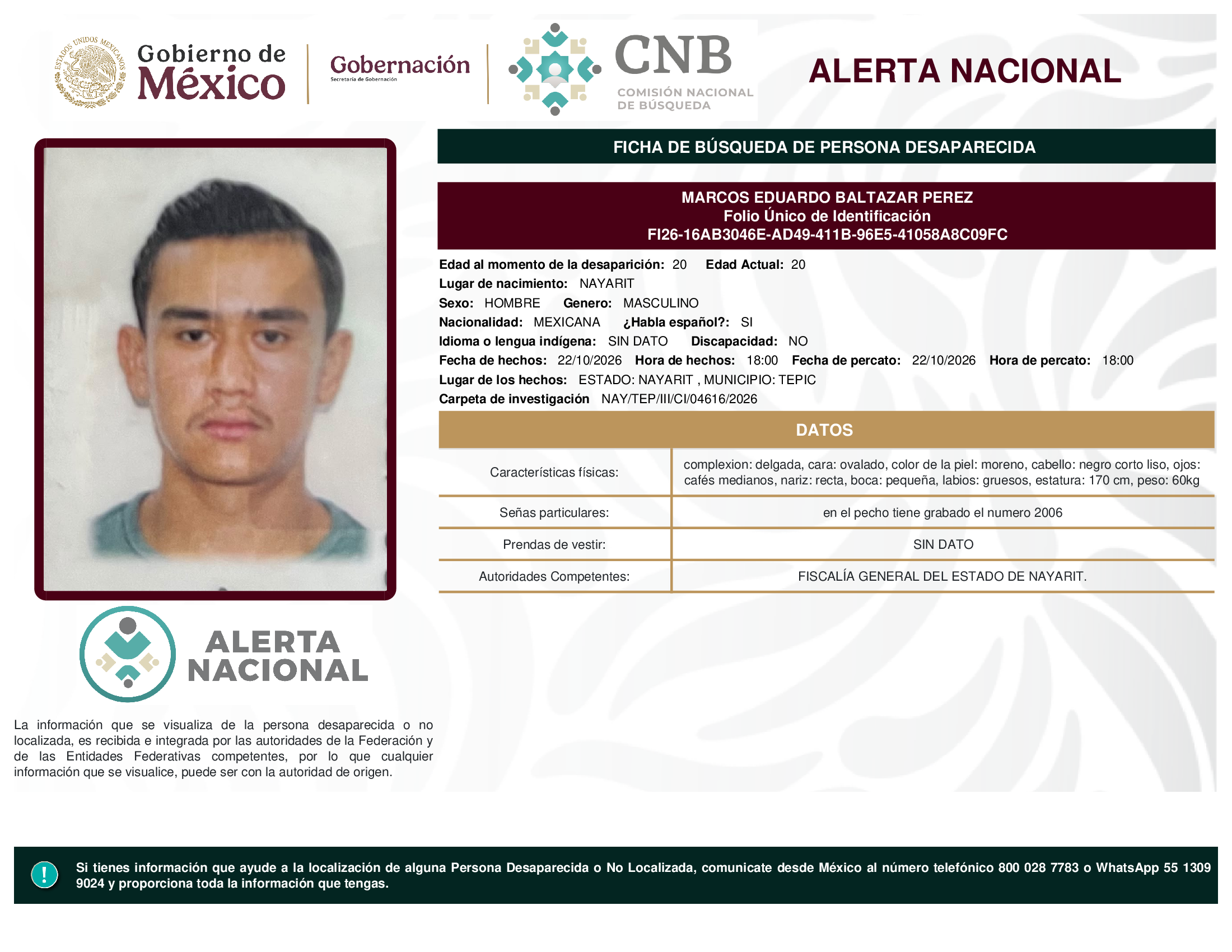 MARCOS EDUARDO BALTAZAR PEREZ