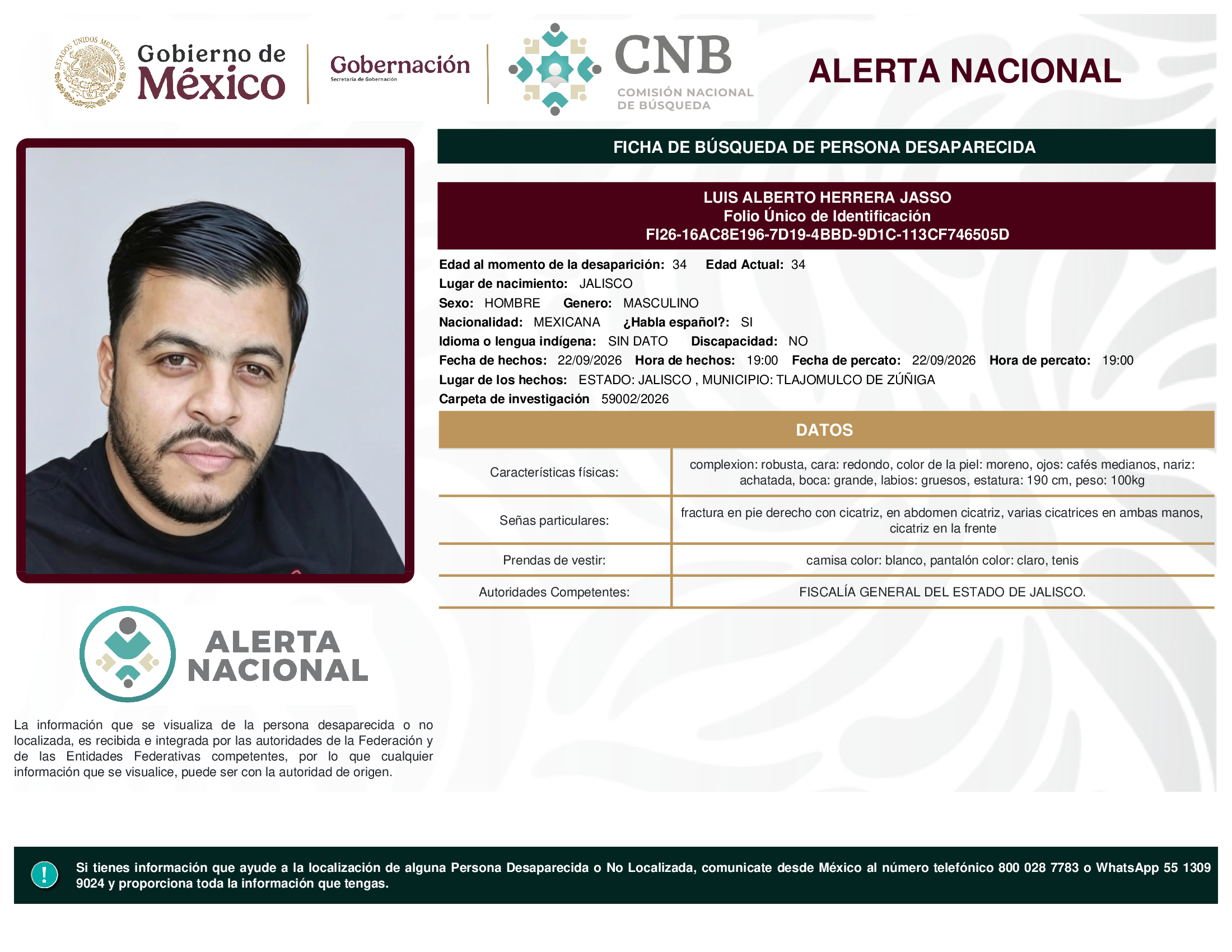LUIS ALBERTO HERRERA JASSO