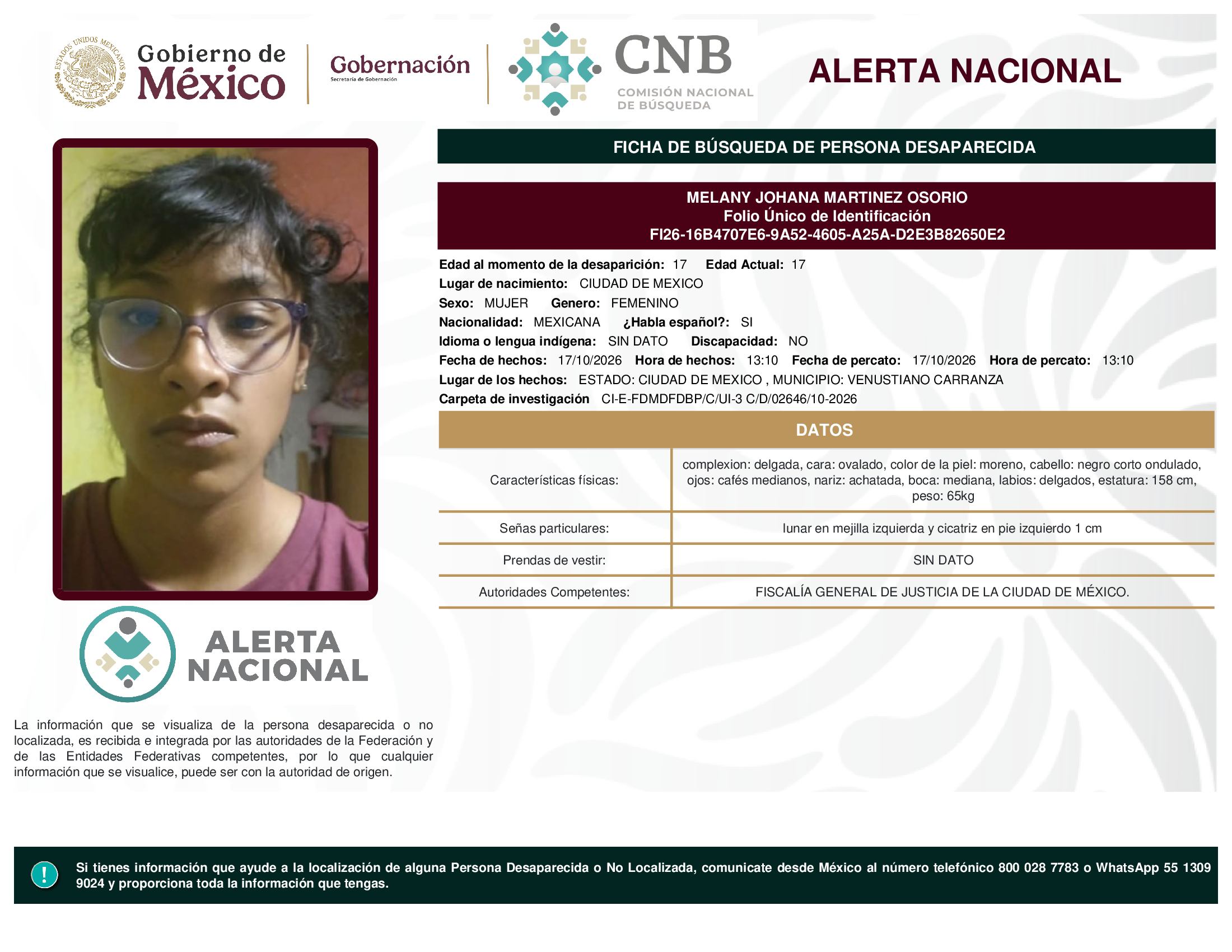 MELANY JOHANA MARTINEZ OSORIO