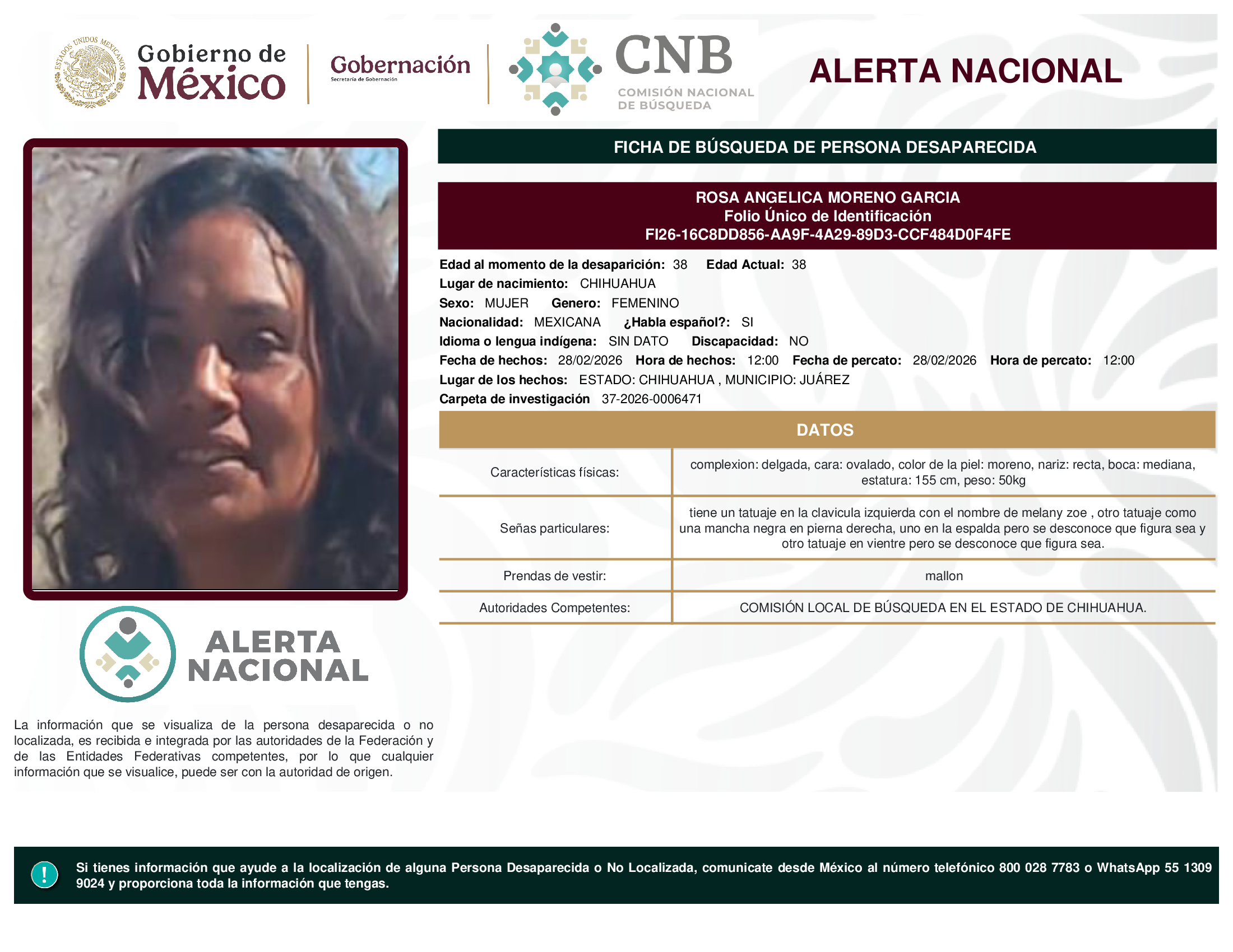 ROSA ANGELICA MORENO GARCIA