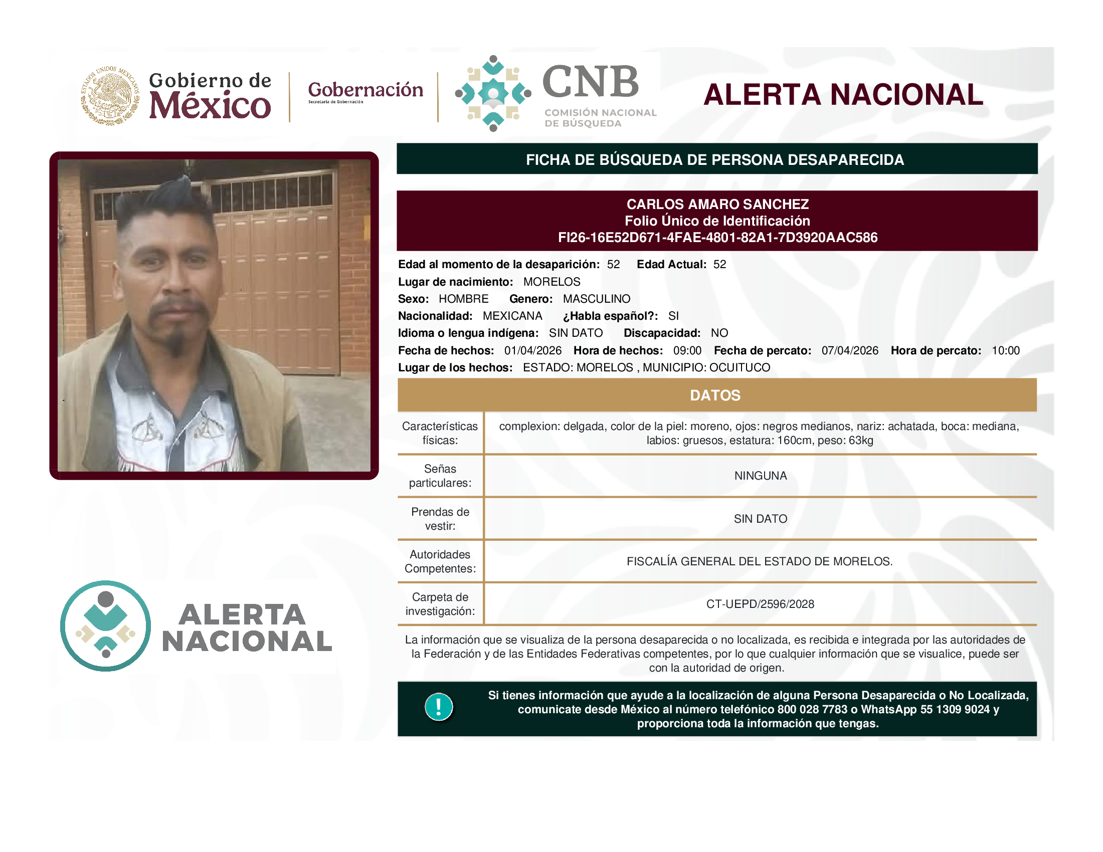 CARLOS AMARO SANCHEZ