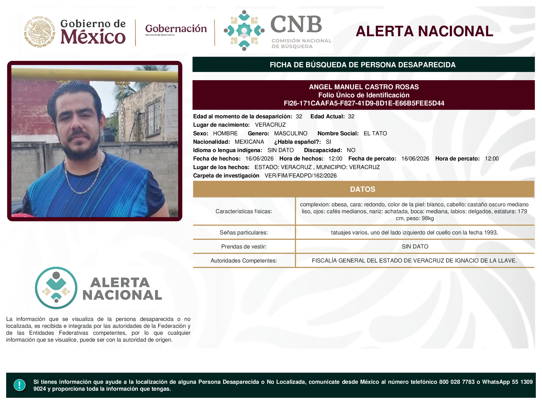 ANGEL MANUEL CASTRO ROSAS