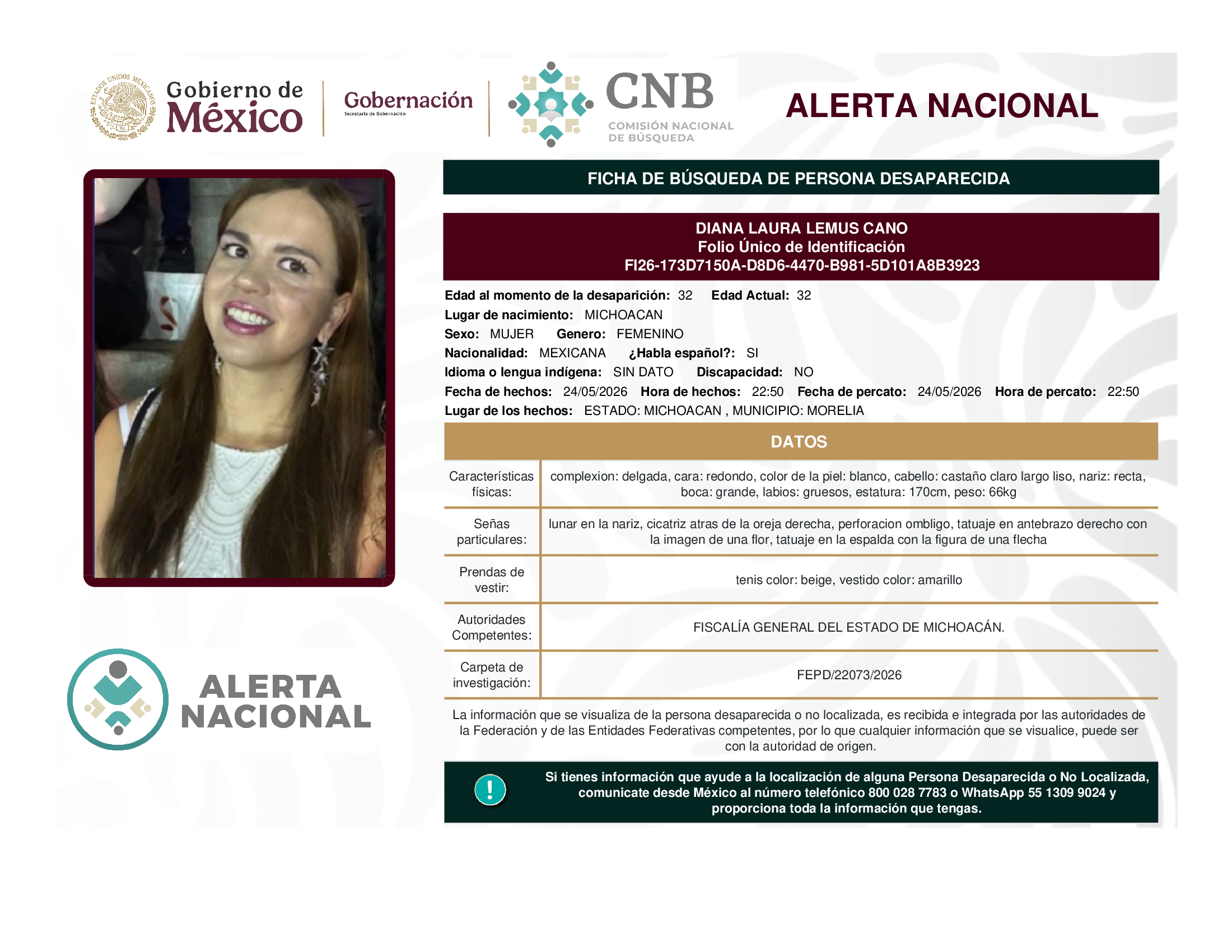 DIANA LAURA LEMUS CANO