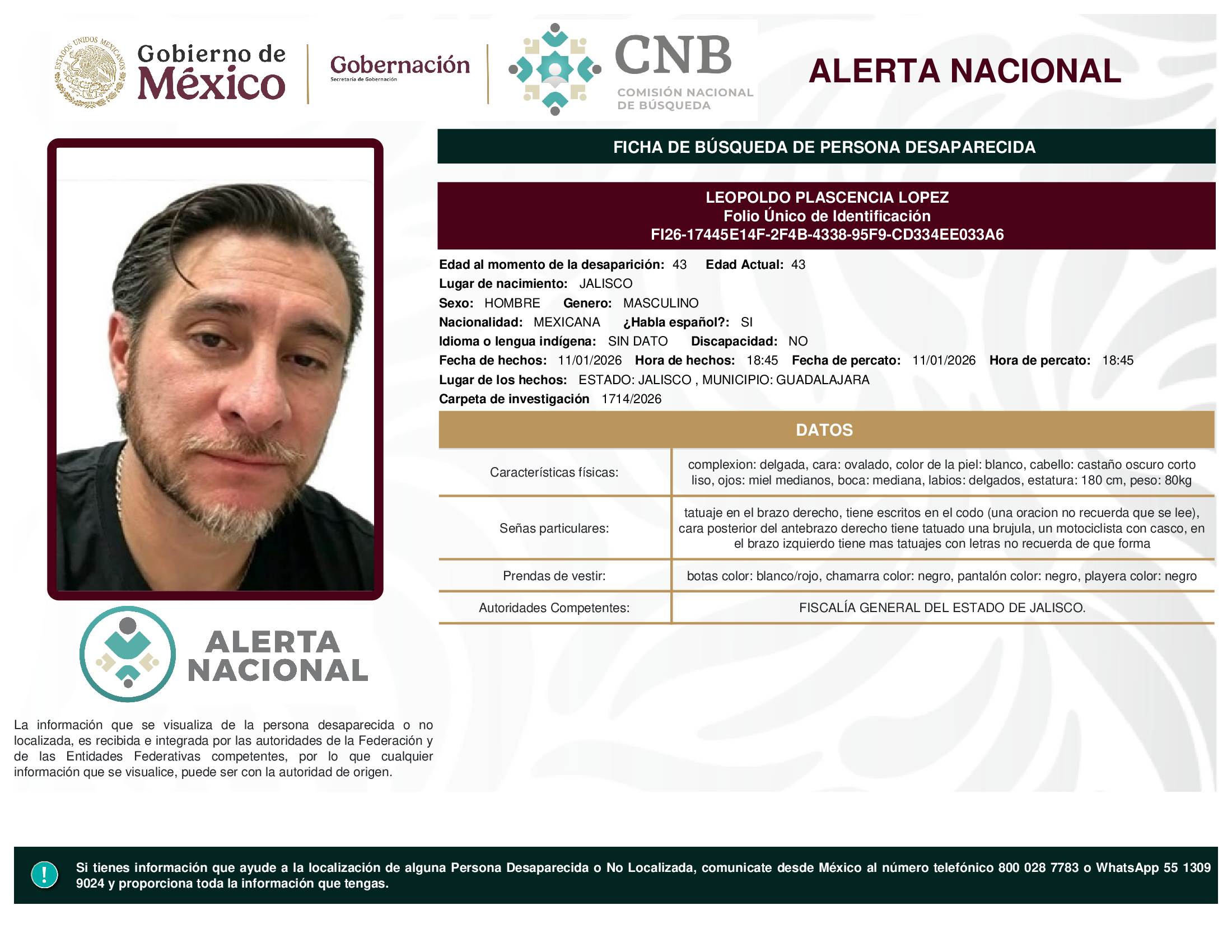 LEOPOLDO PLASCENCIA LOPEZ