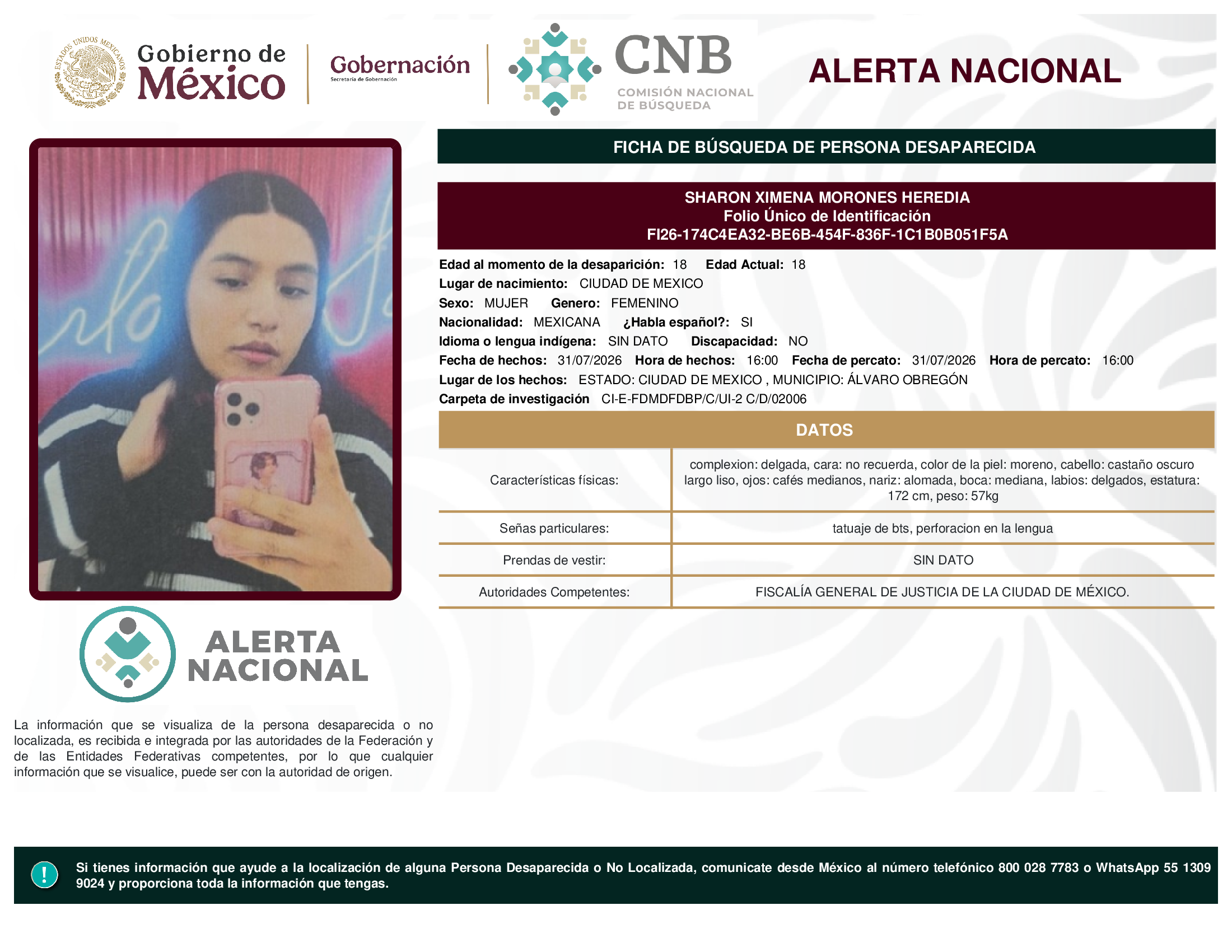 SHARON XIMENA MORONES HEREDIA