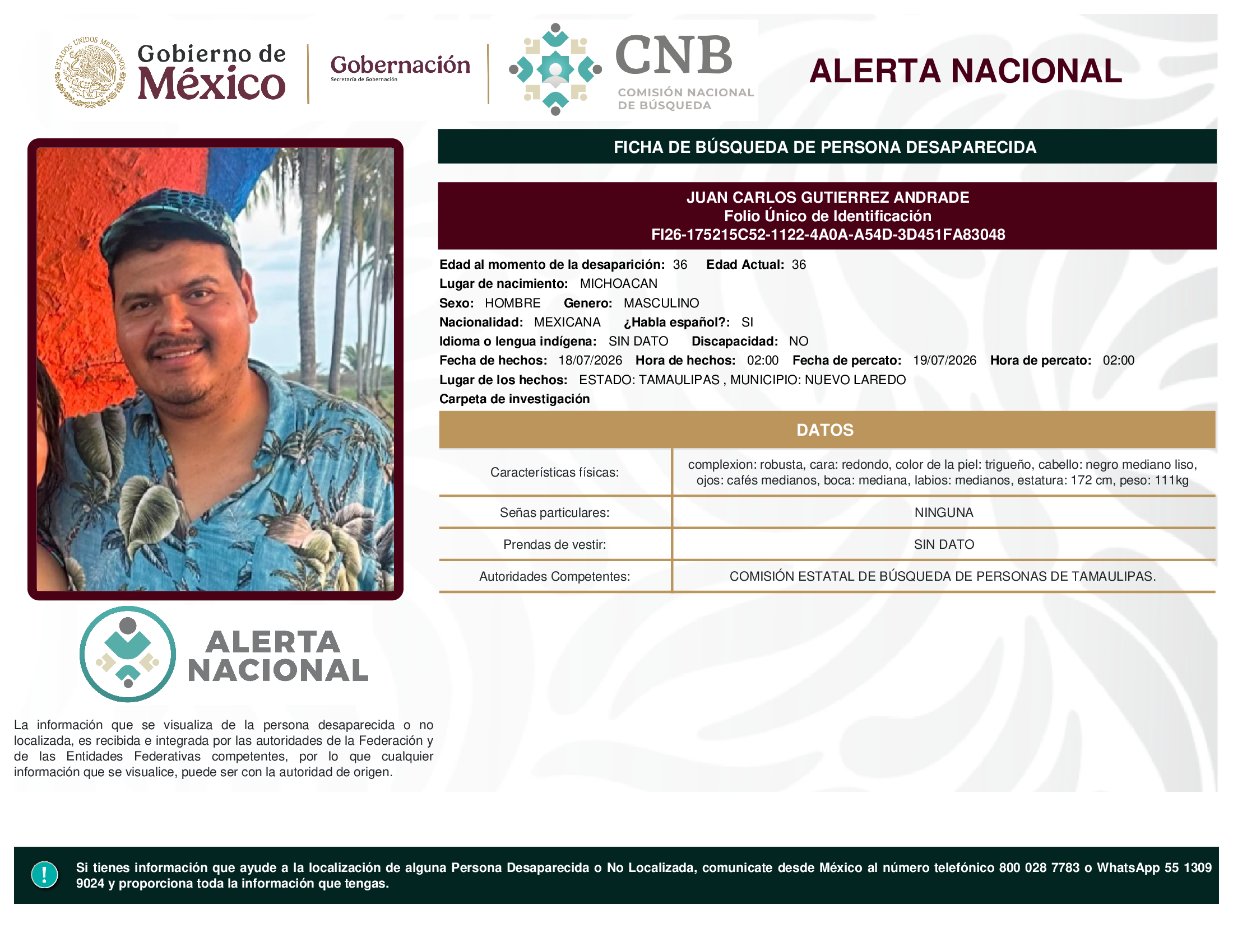 JUAN CARLOS GUTIERREZ ANDRADE