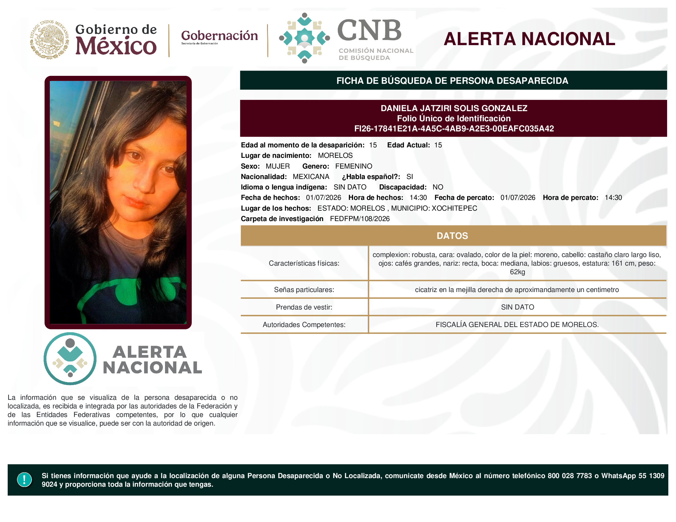 DANIELA JATZIRI SOLIS GONZALEZ