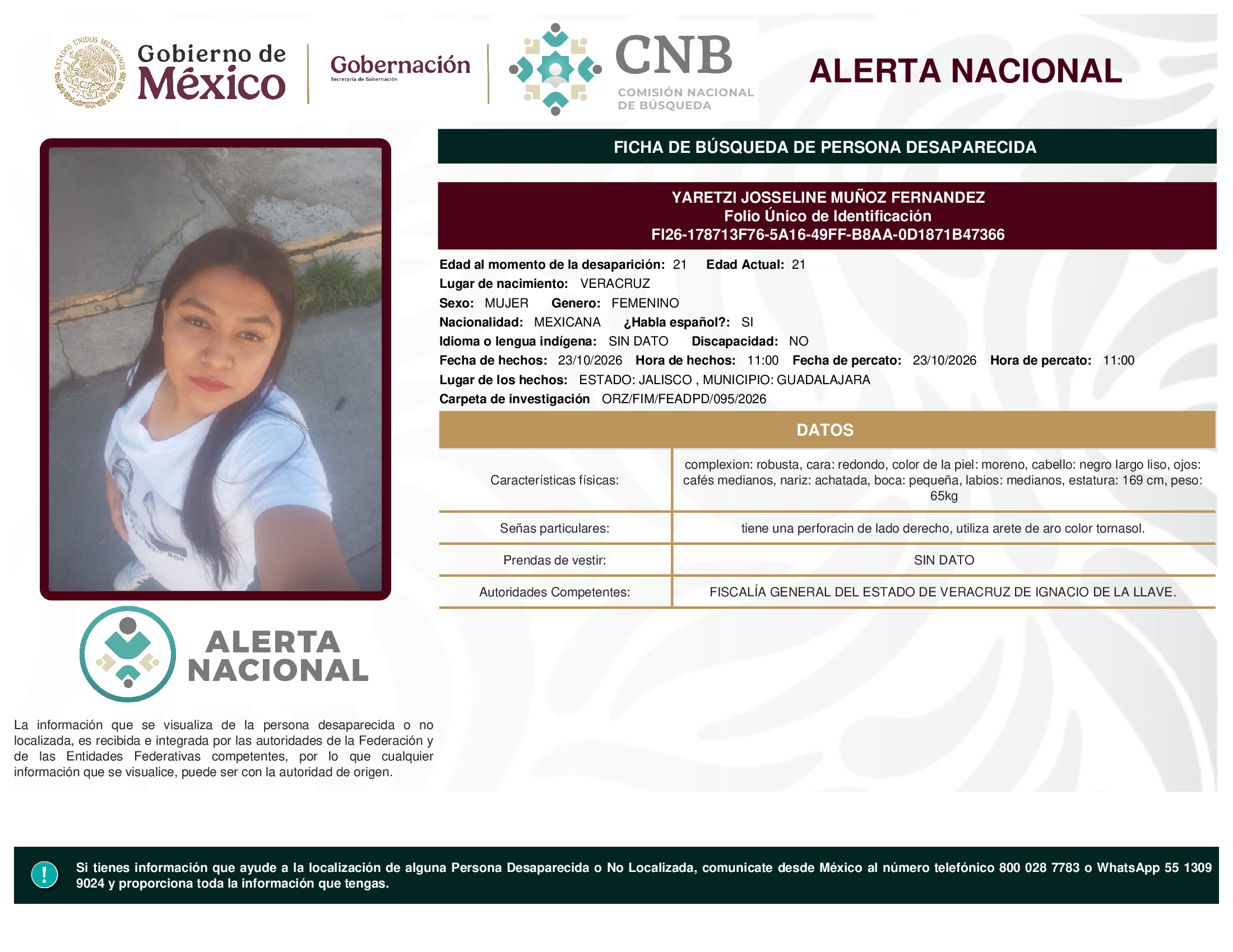 YARETZI JOSSELINE MUÑOZ FERNANDEZ