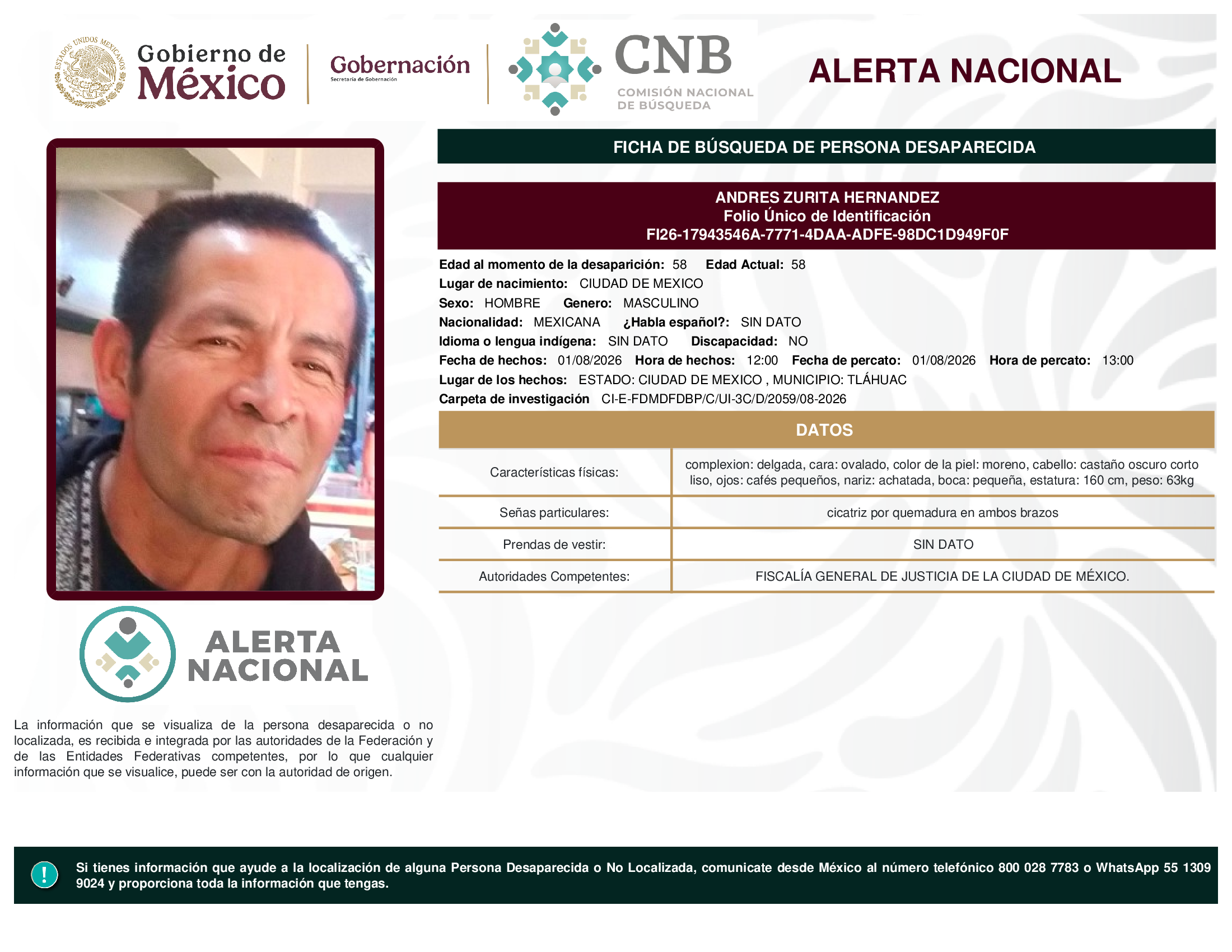 ANDRES ZURITA HERNANDEZ