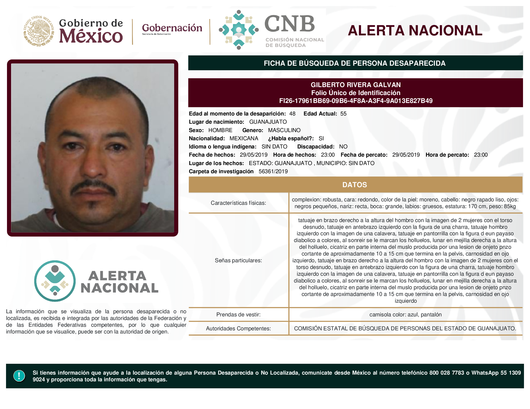 GILBERTO RIVERA GALVAN