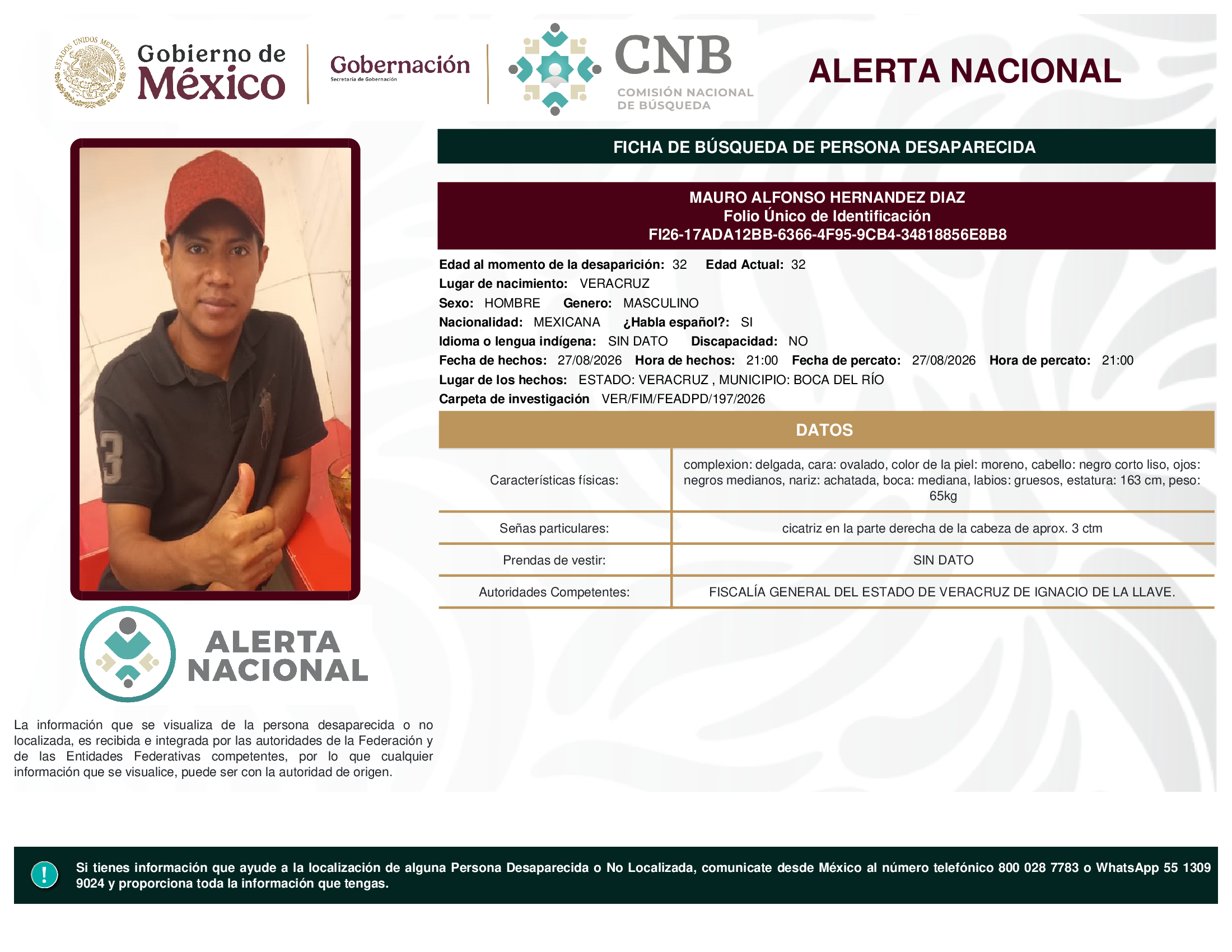 MAURO ALFONSO HERNANDEZ DIAZ