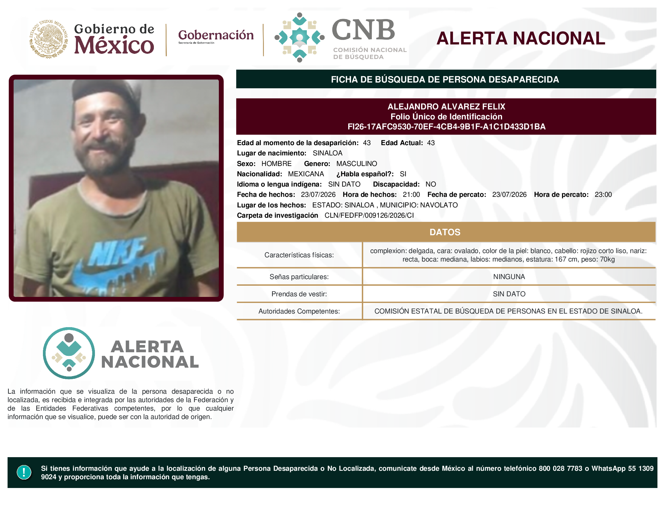 ALEJANDRO ALVAREZ FELIX