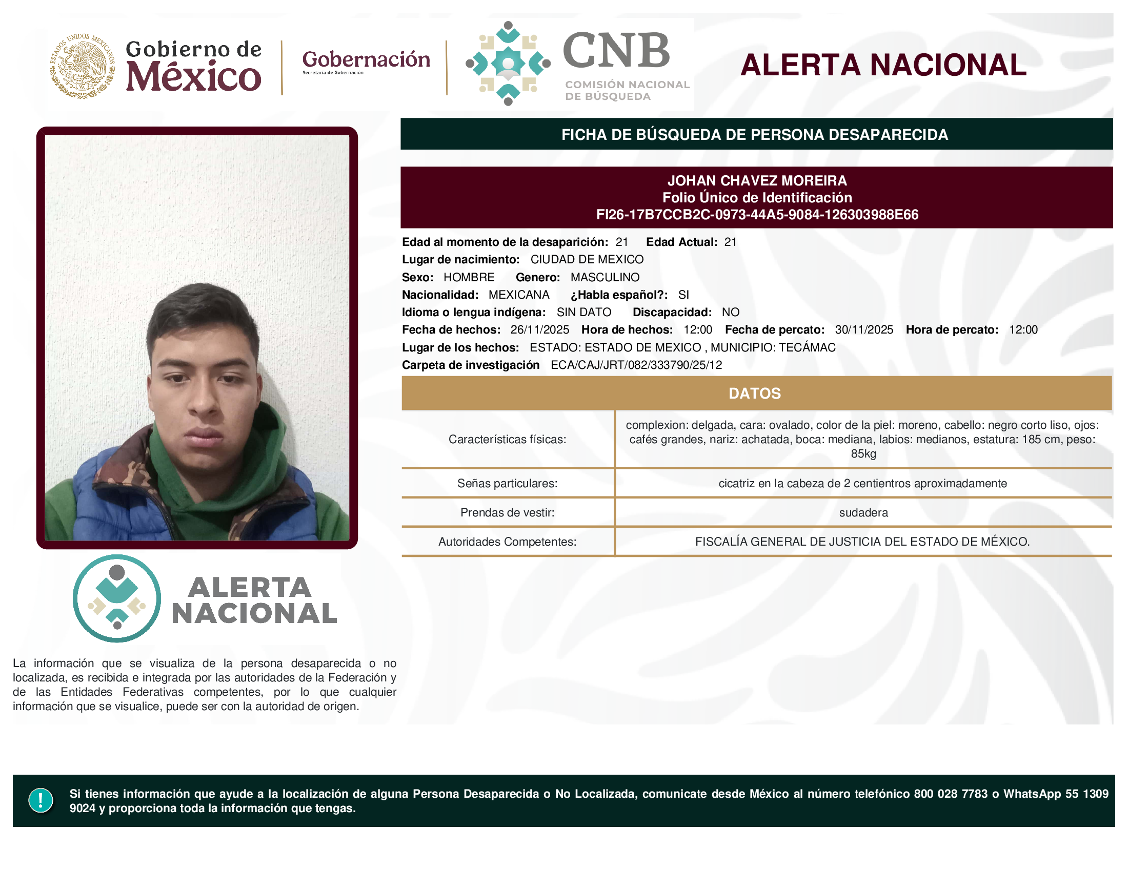 JOHAN CHAVEZ MOREIRA