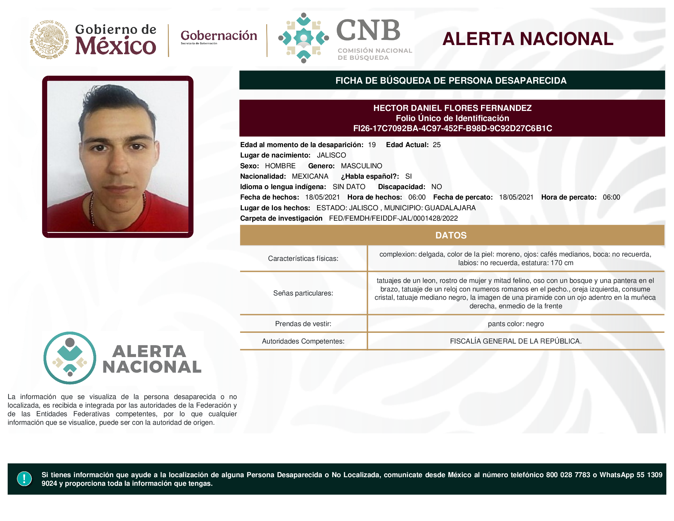 HECTOR DANIEL FLORES FERNANDEZ