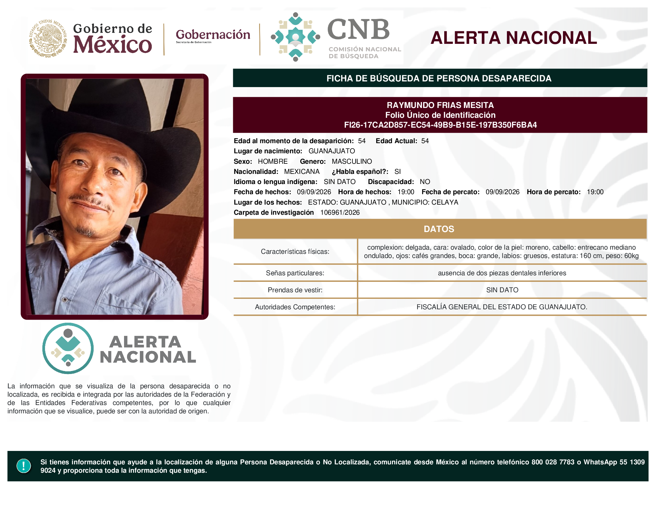 RAYMUNDO FRIAS MESITA