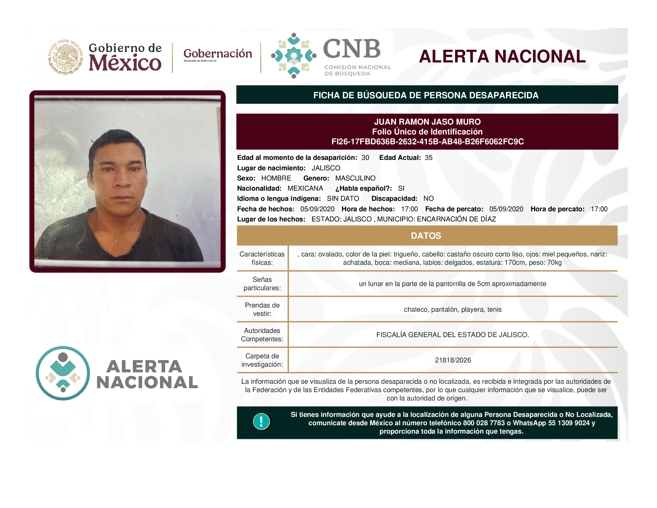 JUAN RAMON JASO MURO