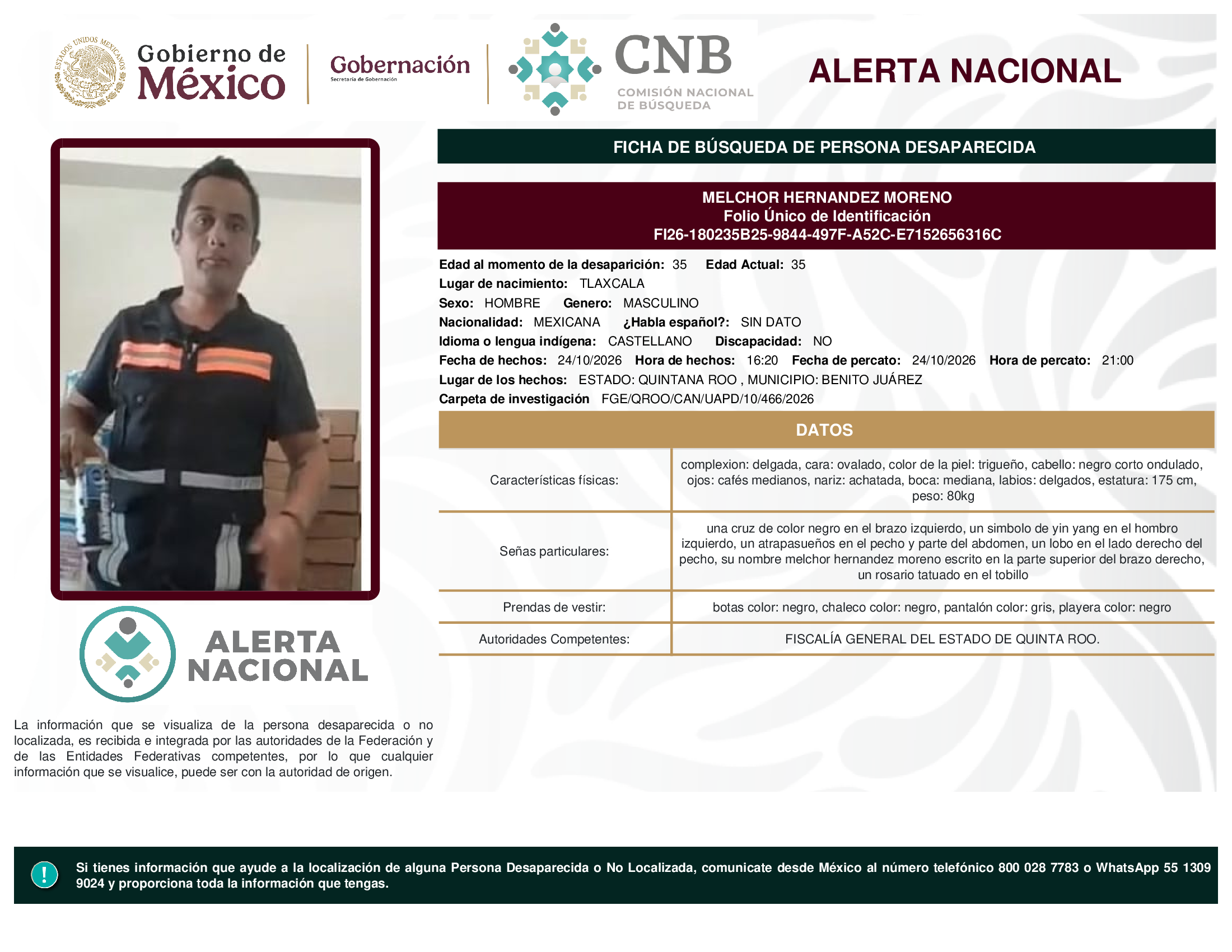 MELCHOR HERNANDEZ MORENO