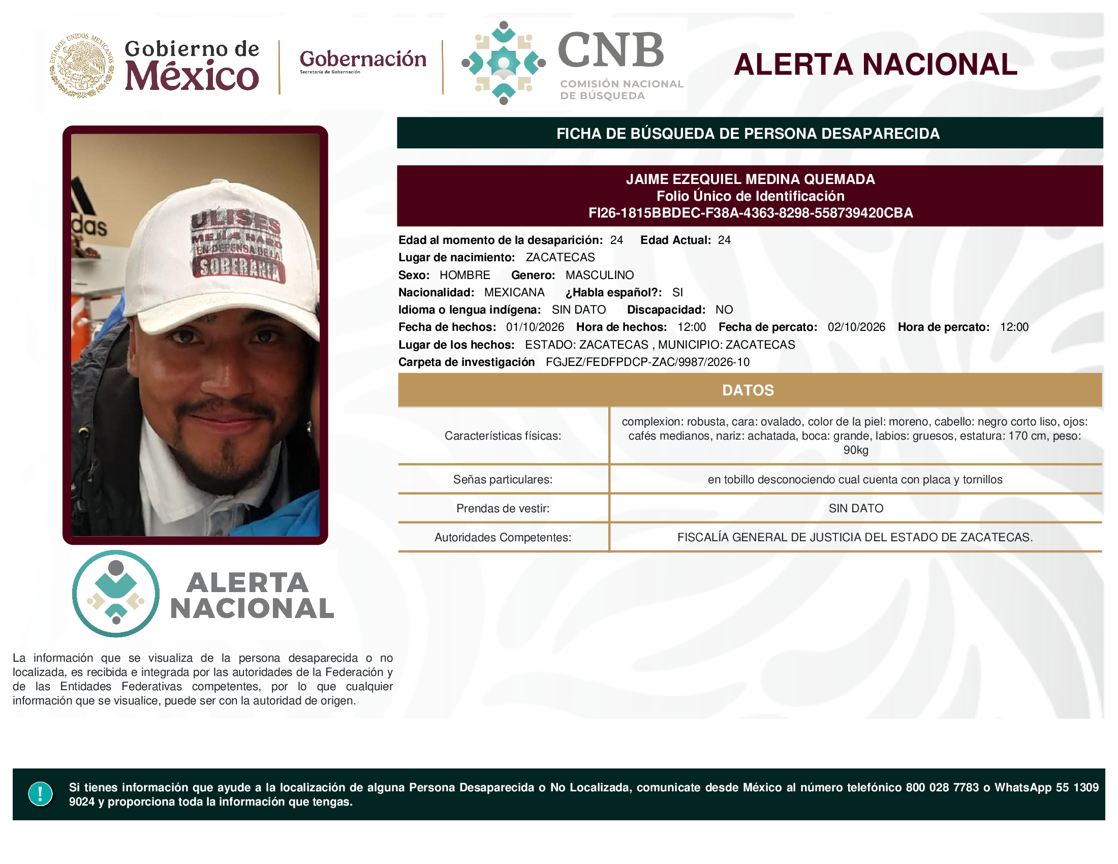 JAIME EZEQUIEL MEDINA QUEMADA