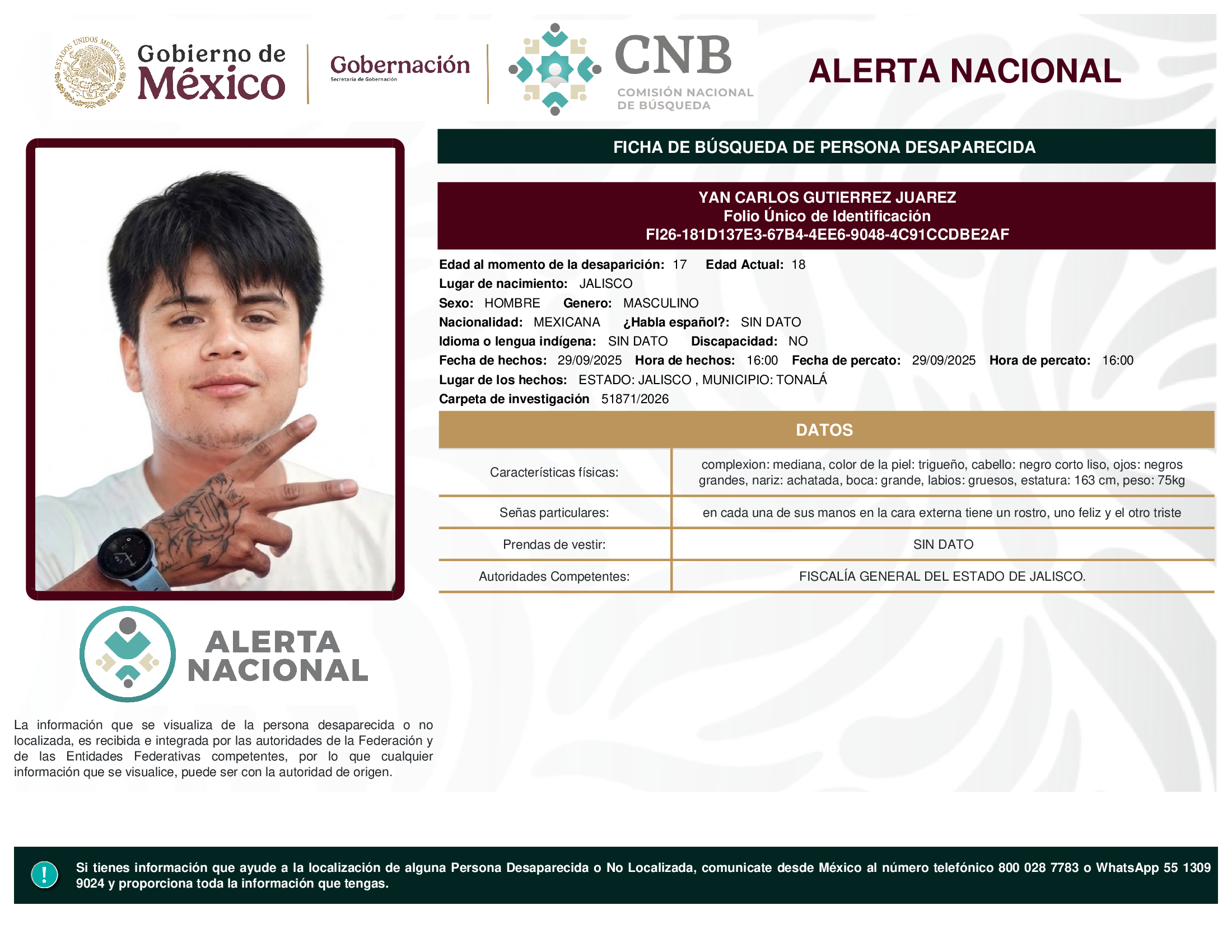 YAN CARLOS GUTIERREZ JUAREZ
