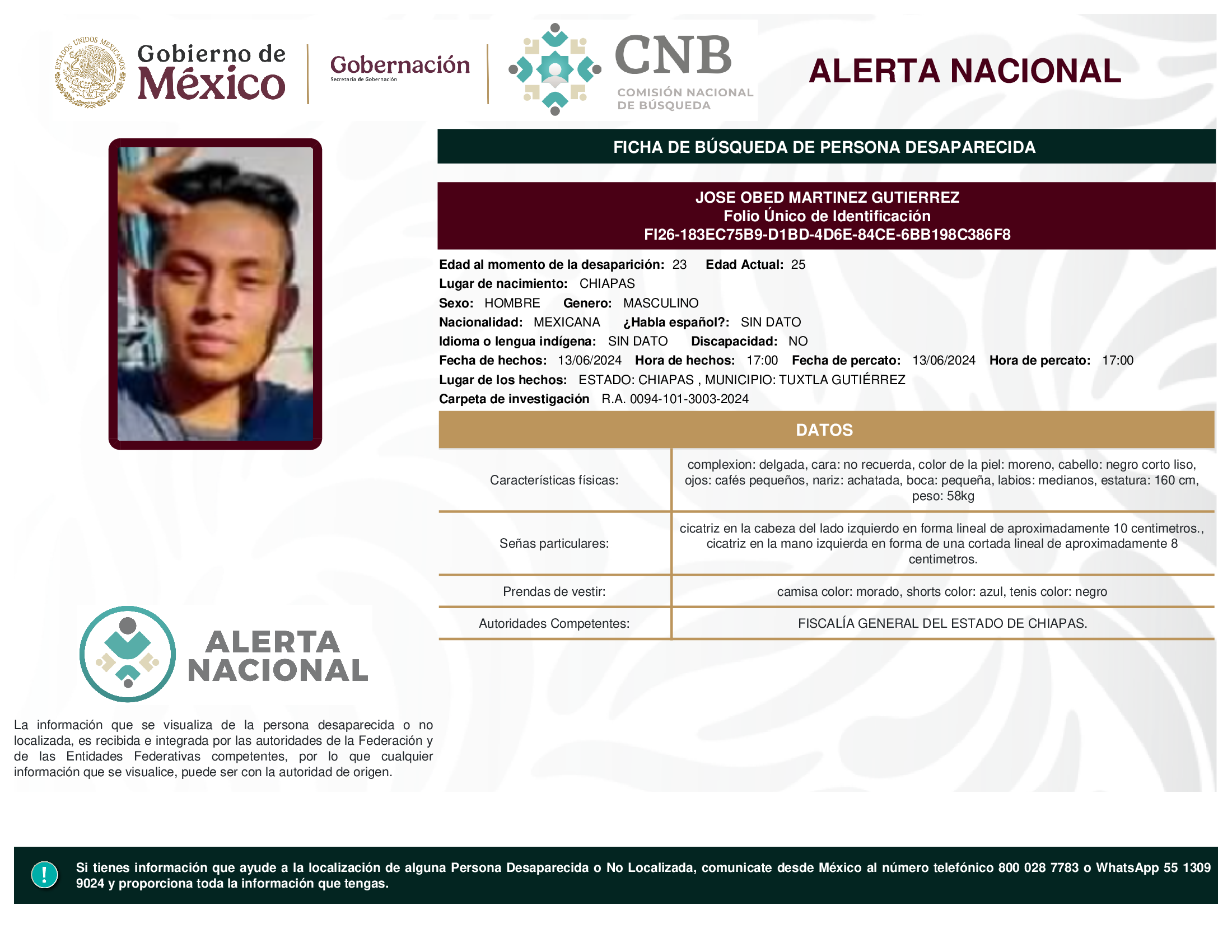 JOSE OBED MARTINEZ GUTIERREZ