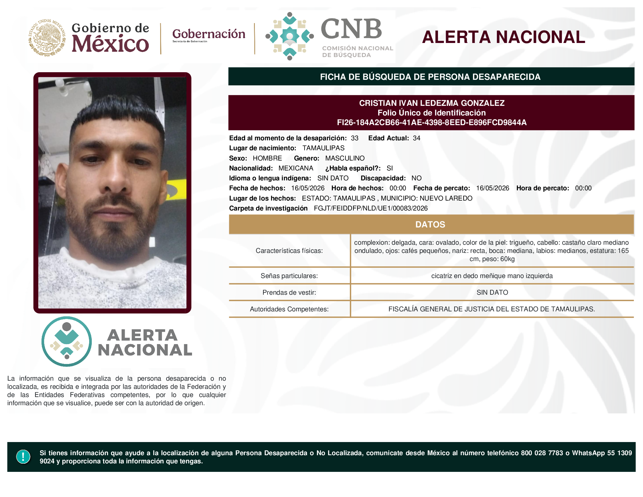 CRISTIAN IVAN LEDEZMA GONZALEZ