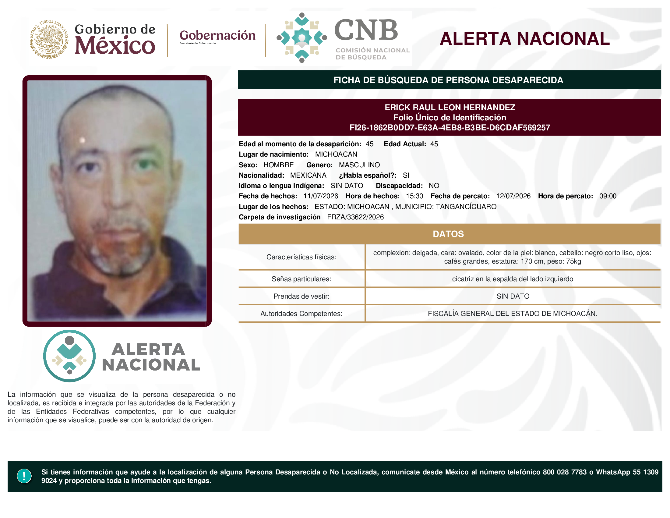 ERICK RAUL LEON HERNANDEZ