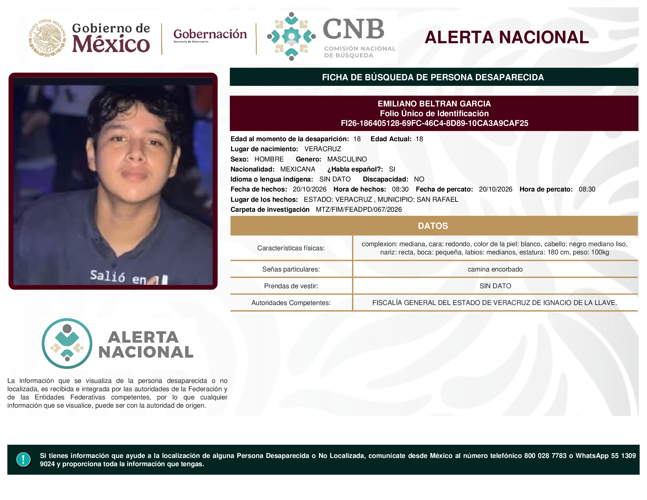 EMILIANO BELTRAN GARCIA
