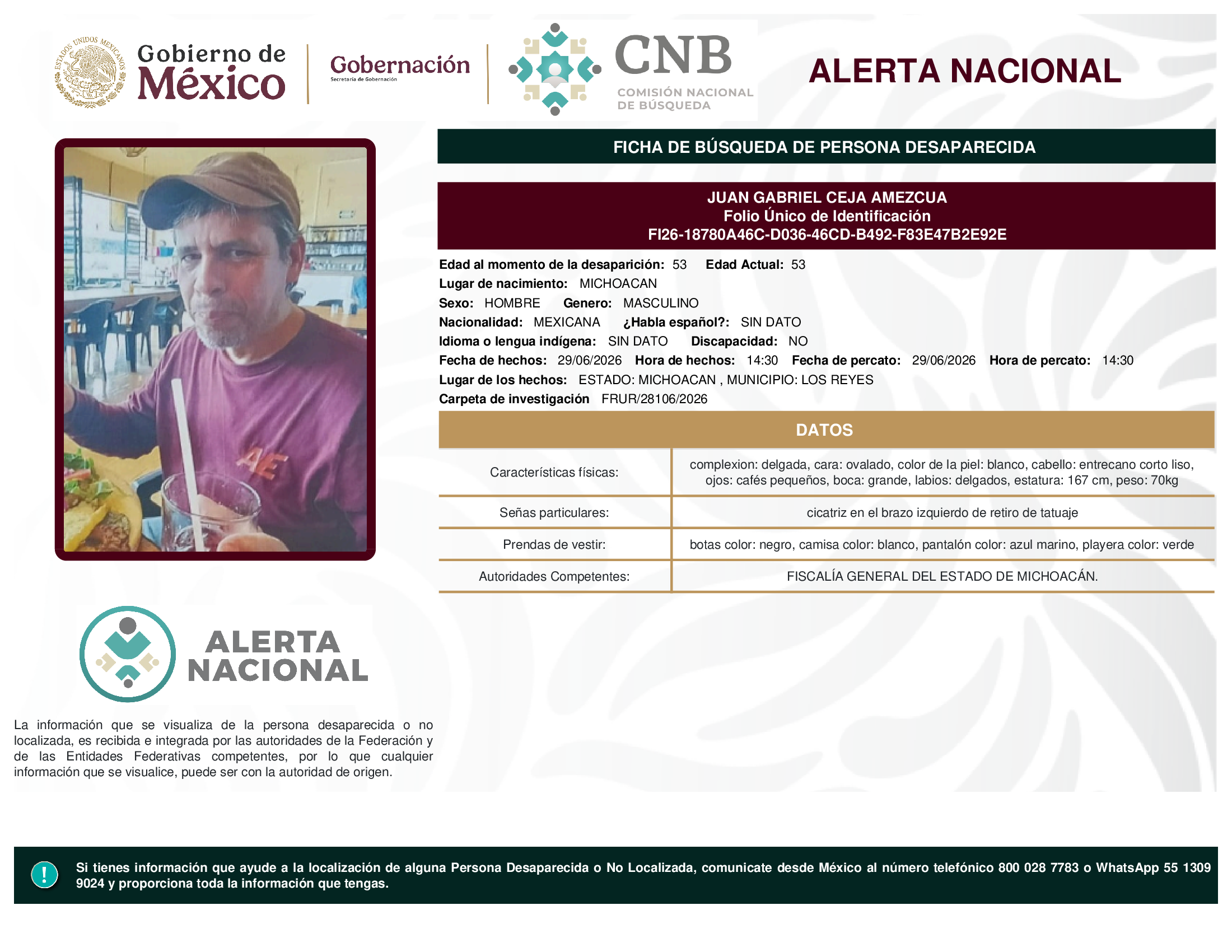JUAN GABRIEL CEJA AMEZCUA
