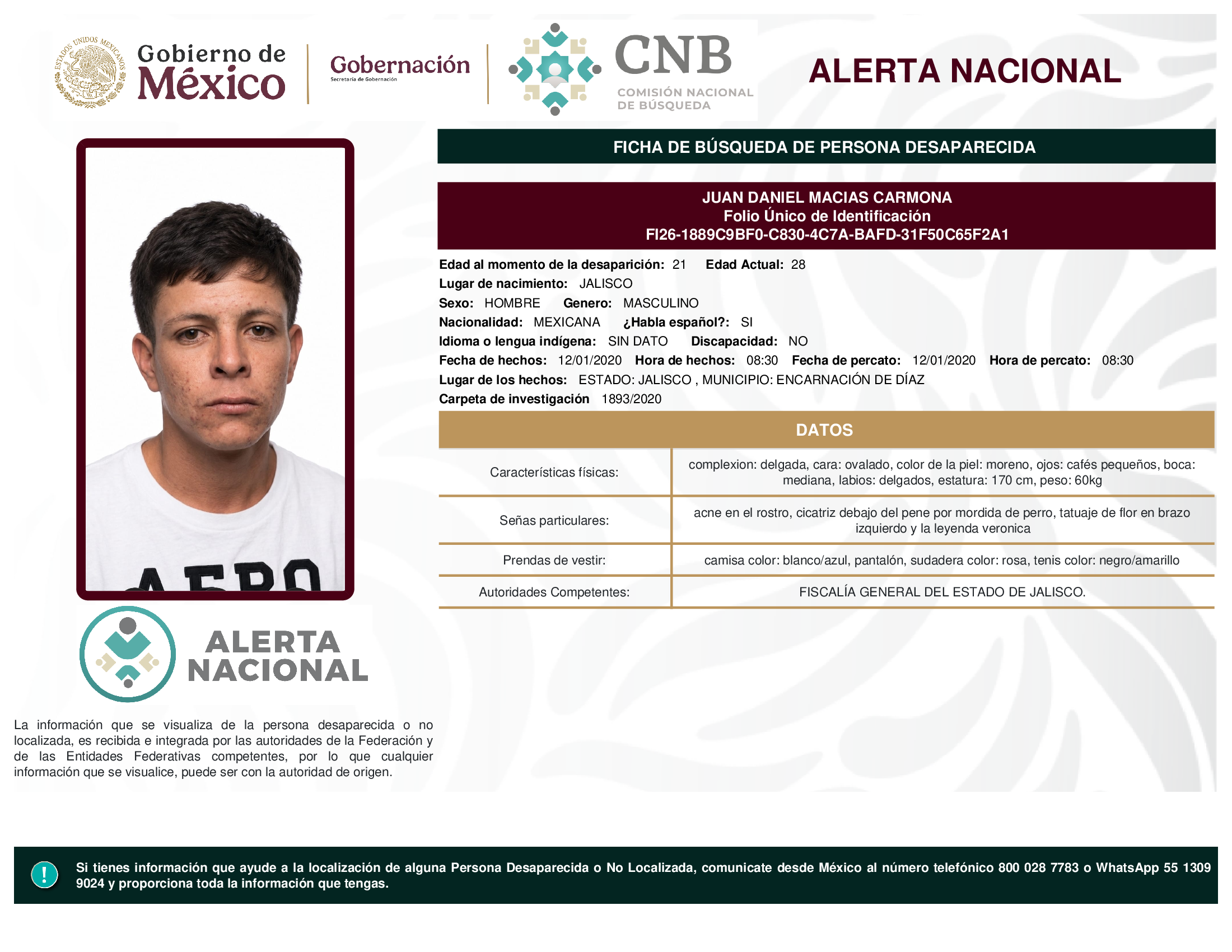 JUAN DANIEL MACIAS CARMONA