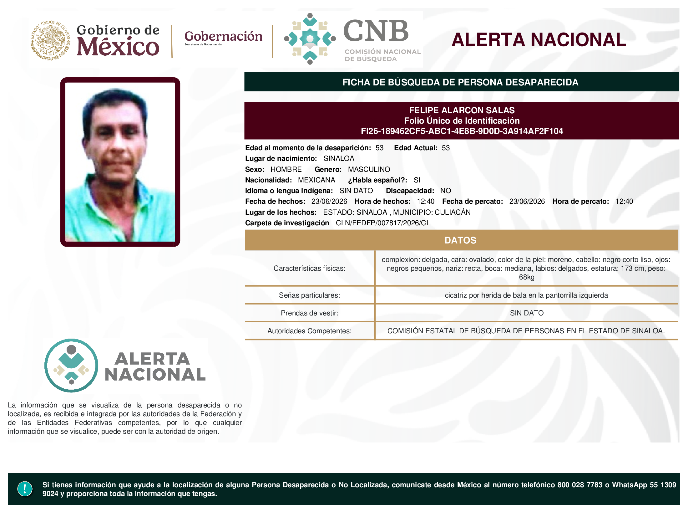 FELIPE ALARCON SALAS